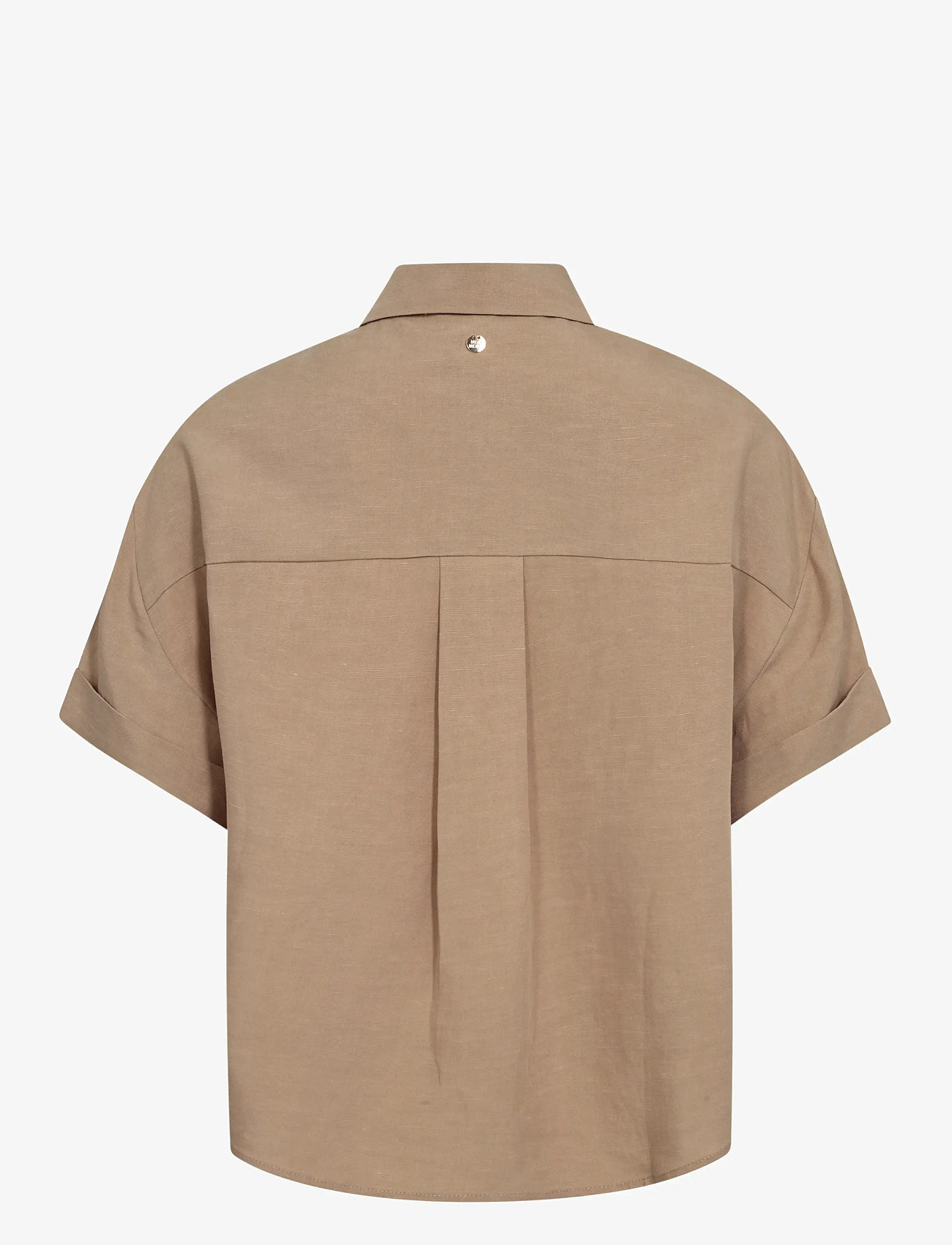 MOS MOSH - MMHavannah Alexis Shirt - short-sleeved shirts - savannah tan - 1