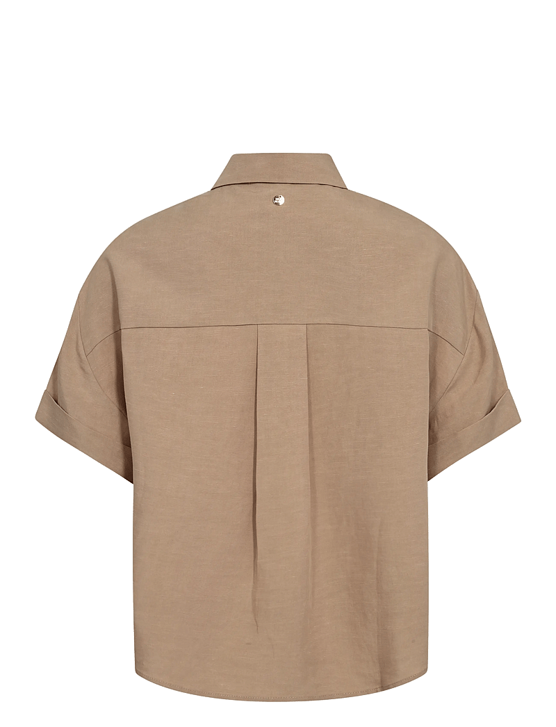 MOS MOSH - MMHavannah Alexis Shirt - kurzärmlige hemden - savannah tan - 1