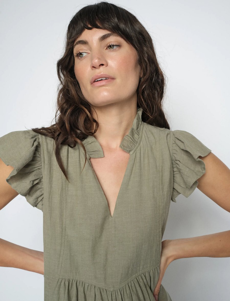 MOS MOSH - MMWaldy Izha Dress - sommerkleider - burnt olive - 3
