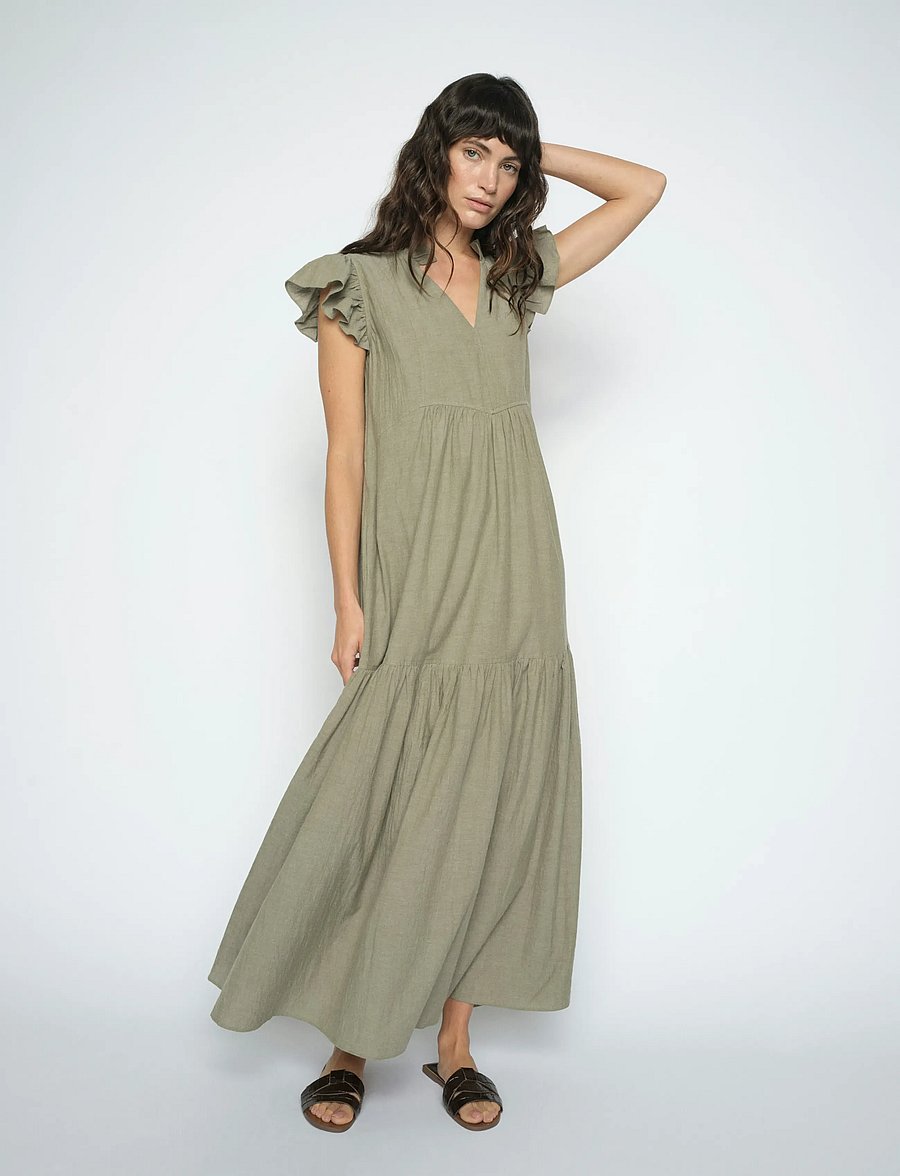 MOS MOSH - MMWaldy Izha Dress - sommerkleider - burnt olive - 5