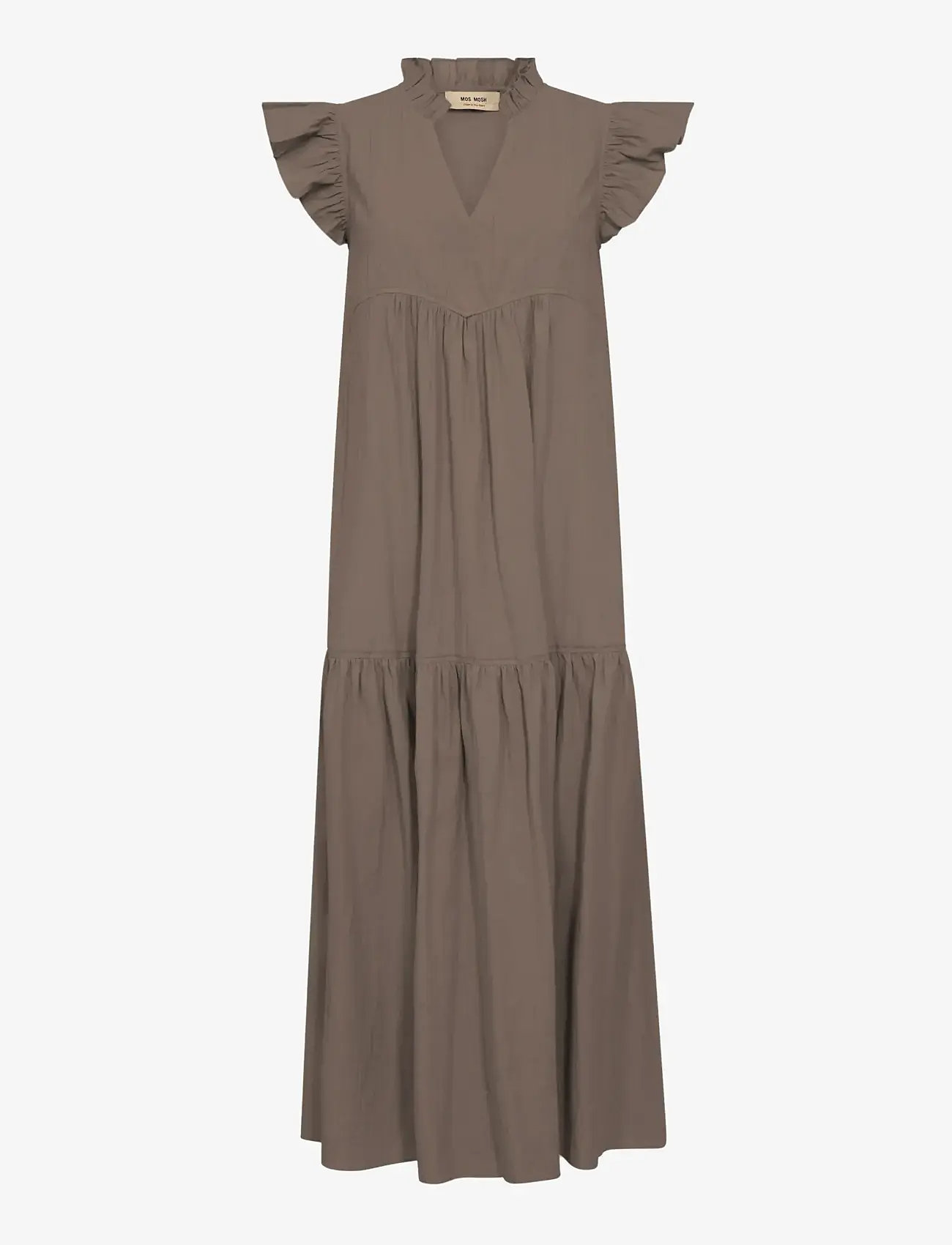 MOS MOSH - MMWaldy Izha Dress - vasarinės suknelės - chocolate chip - 0