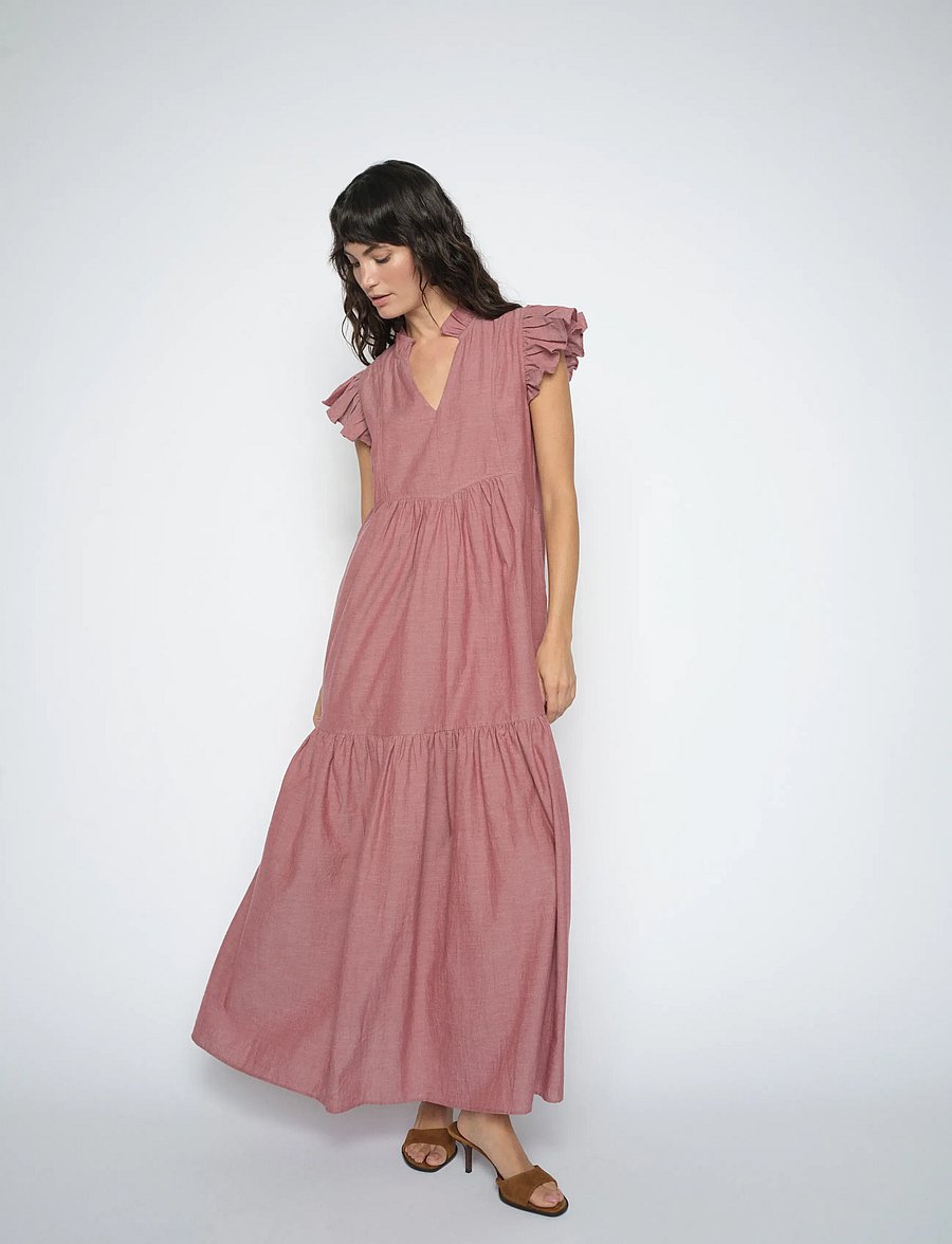 MOS MOSH - MMWaldy Izha Dress - sommerkjoler - cowhide - 3