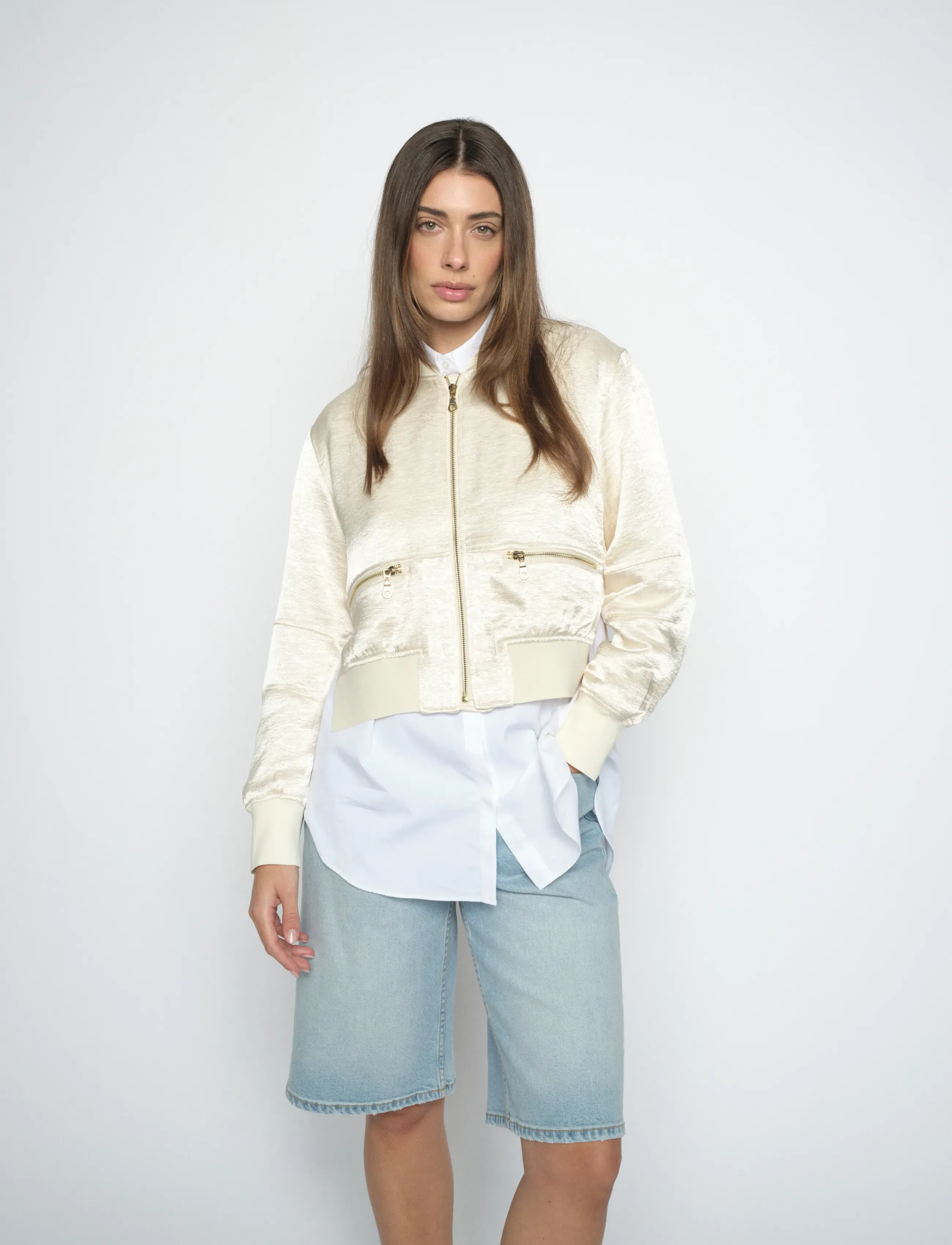 MOS MOSH MMCate Elna Jacket - Korte jassen - ECRU / cream
