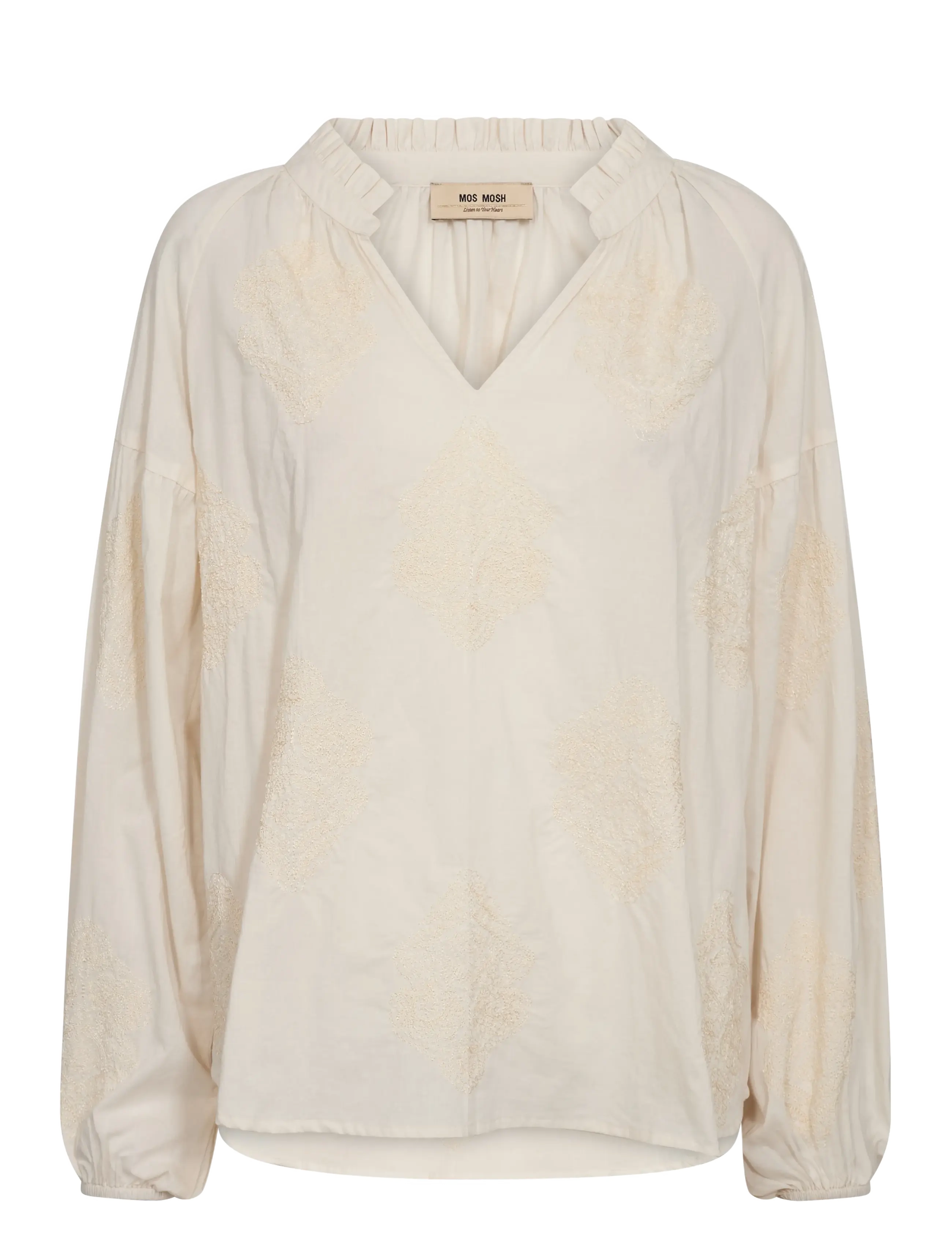 MOS MOSH Mmashi Voila Bluse Cream - S - Damen