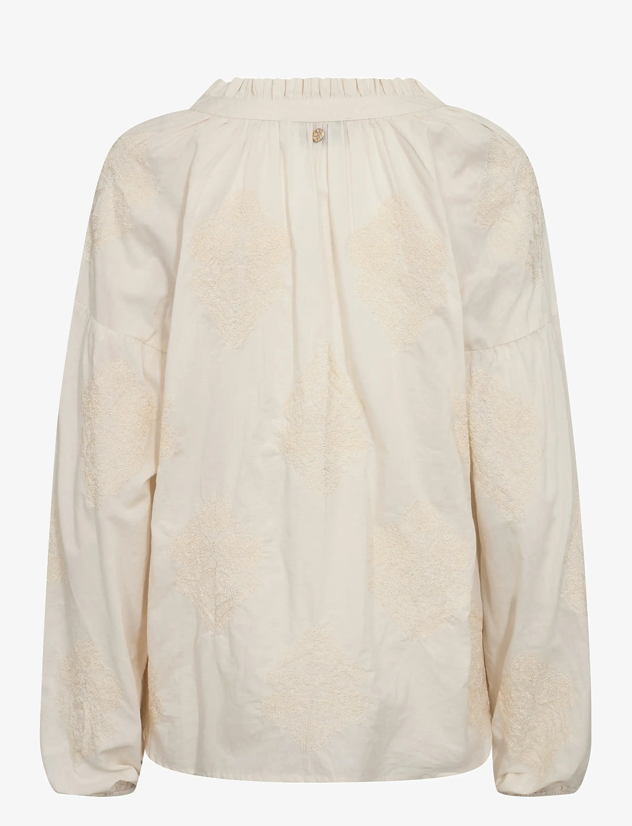 MOS MOSH - MMAshi Voila Blouse - langærmede bluser - ecru - 1