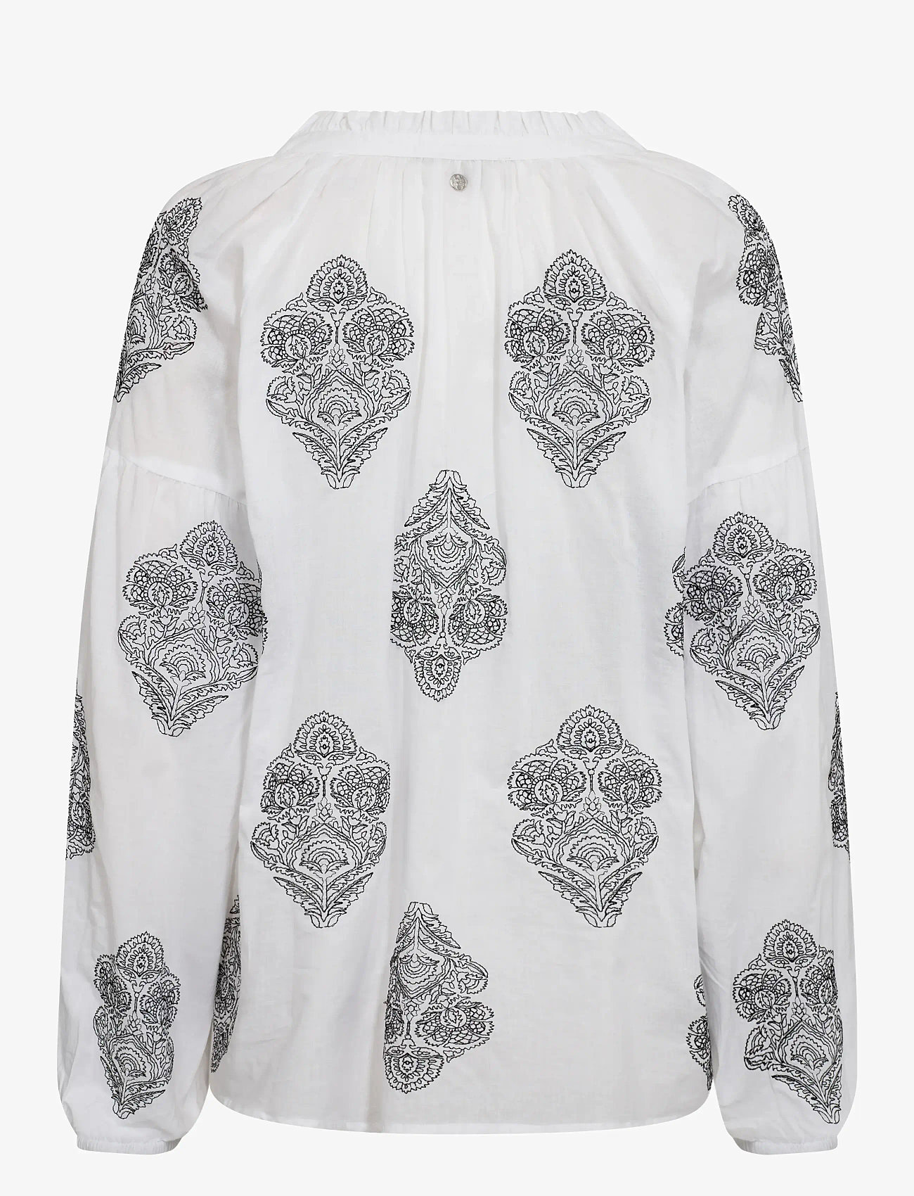 MOS MOSH - MMAshi Voila Blouse - långärmade blusar - white - 1