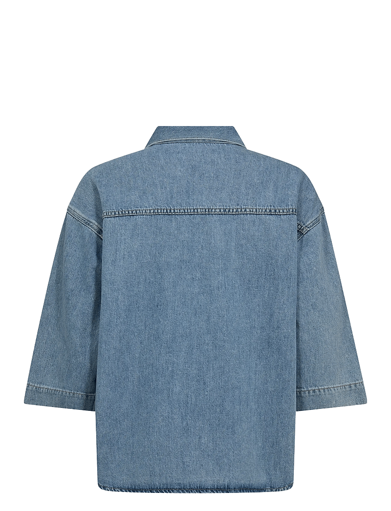 MOS MOSH - MMMerla Deco Shirt - jeanshemden - light blue - 2