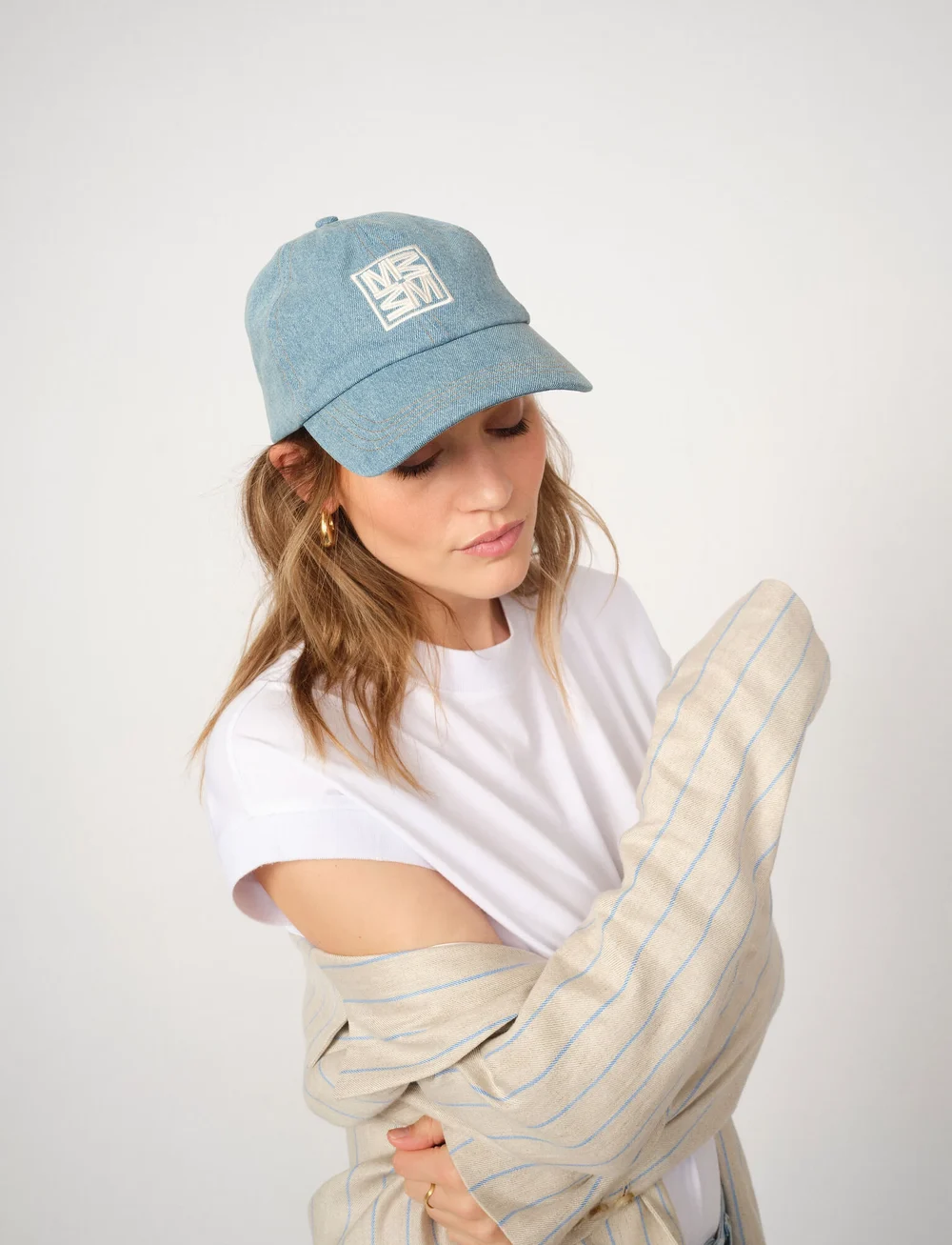 MOS MOSH - MMMegan Denim Cap - caps - blue - 0