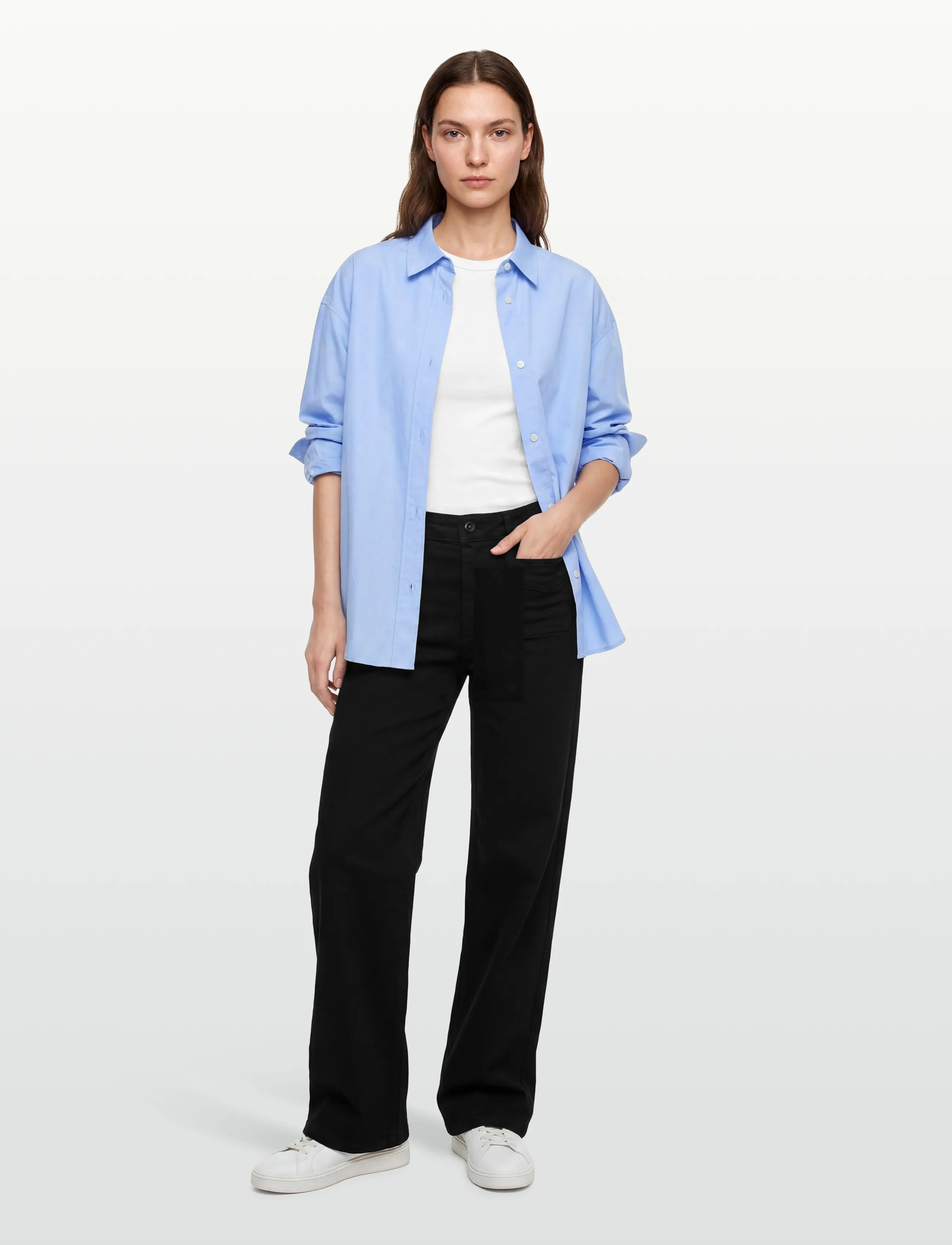 MOS MOSH Mmcolette Deluxe Jeans, Kvinder, Højtaljede Wide-Leg Jeans, Sort, Str: 29 Regular