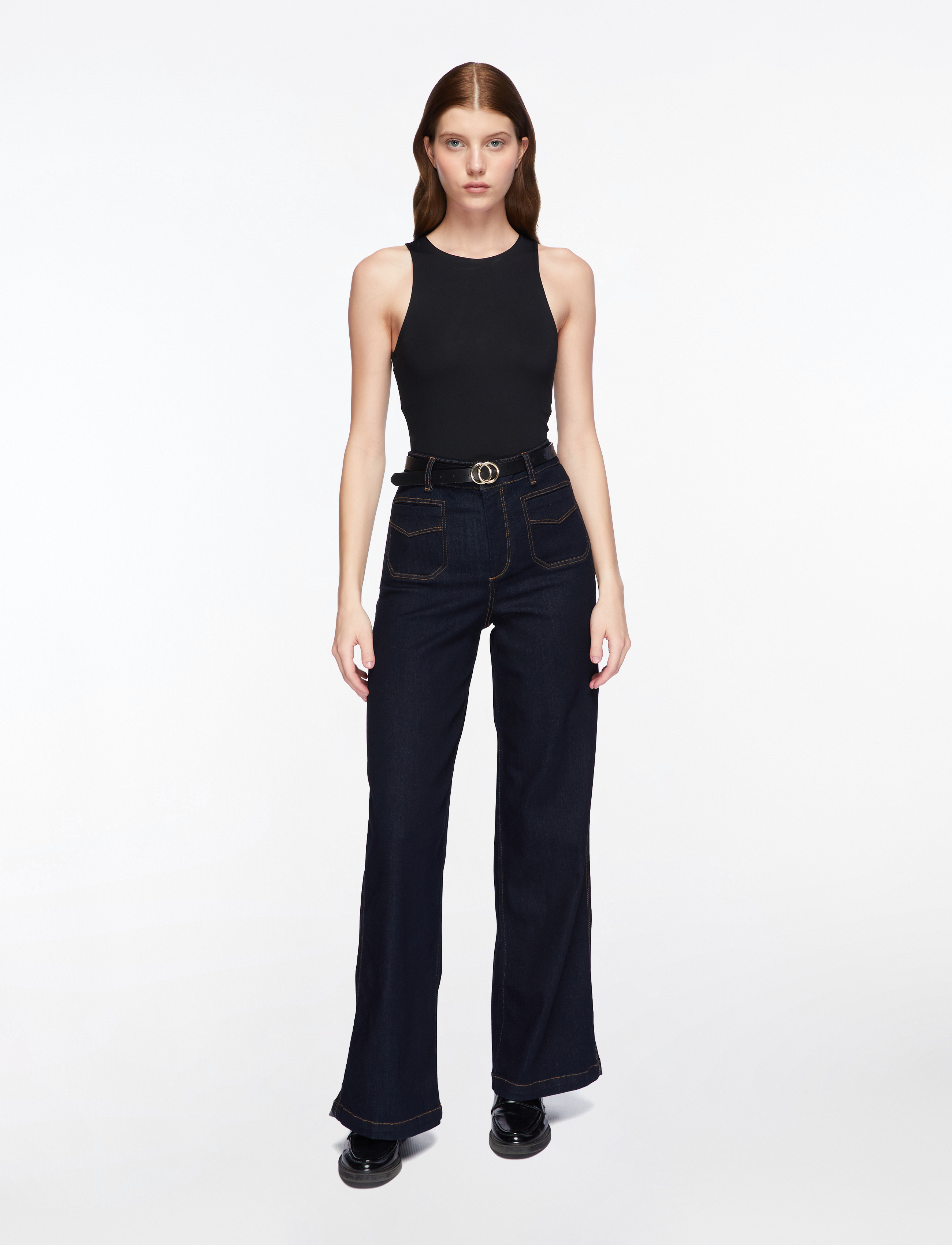 MOS MOSH Mmcolette Deluxe Jeans Navy - 33 Long - Damen