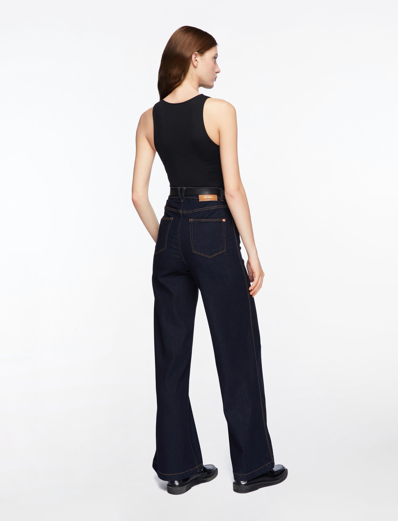 MOS MOSH - MMColette Deluxe Jeans - brede jeans - dark blue - 4