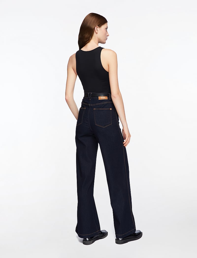 MOS MOSH - MMColette Deluxe Jeans - brede jeans - dark blue - 4