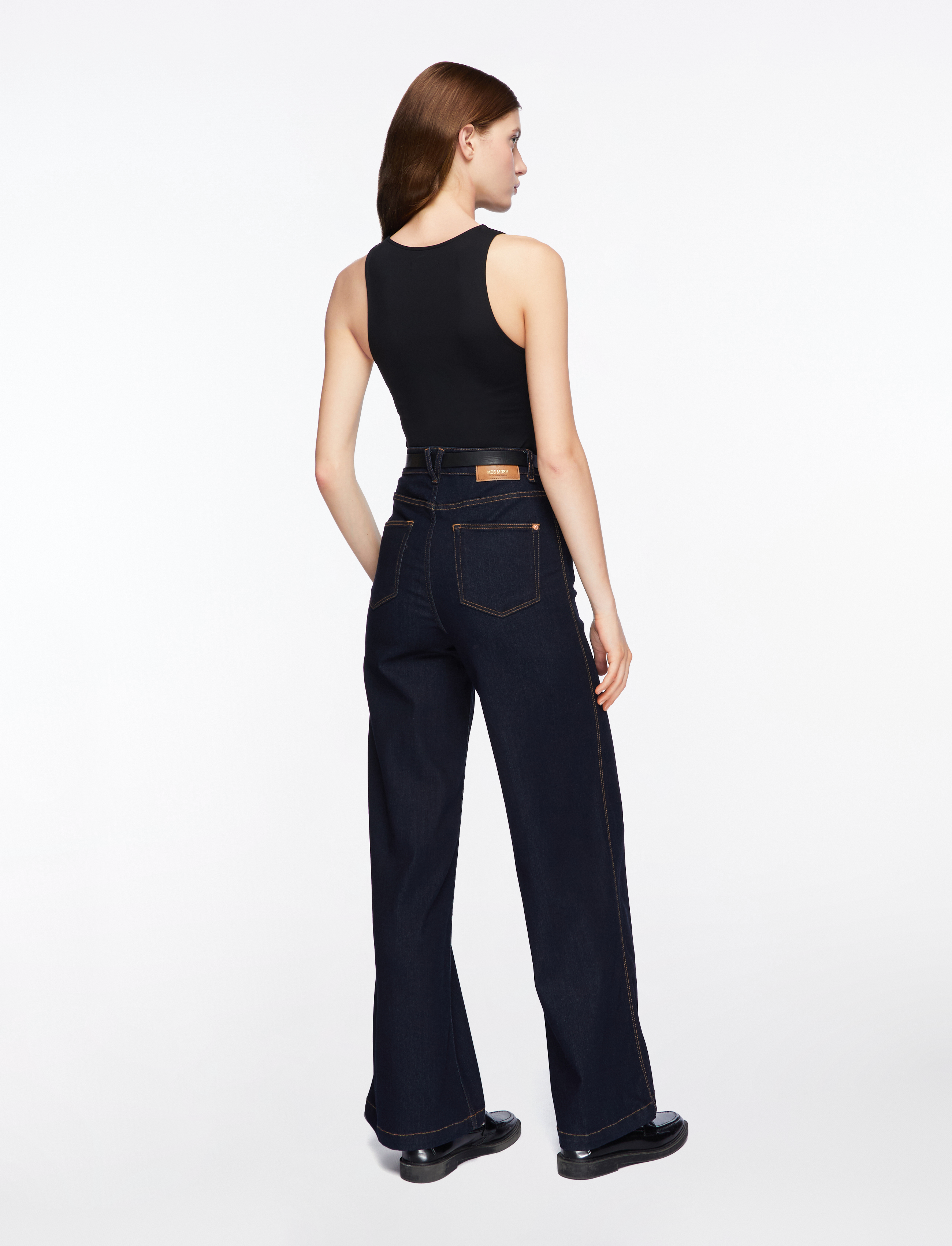 MOS MOSH - MMColette Deluxe Jeans - džinsi ar platām starām - dark blue - 4