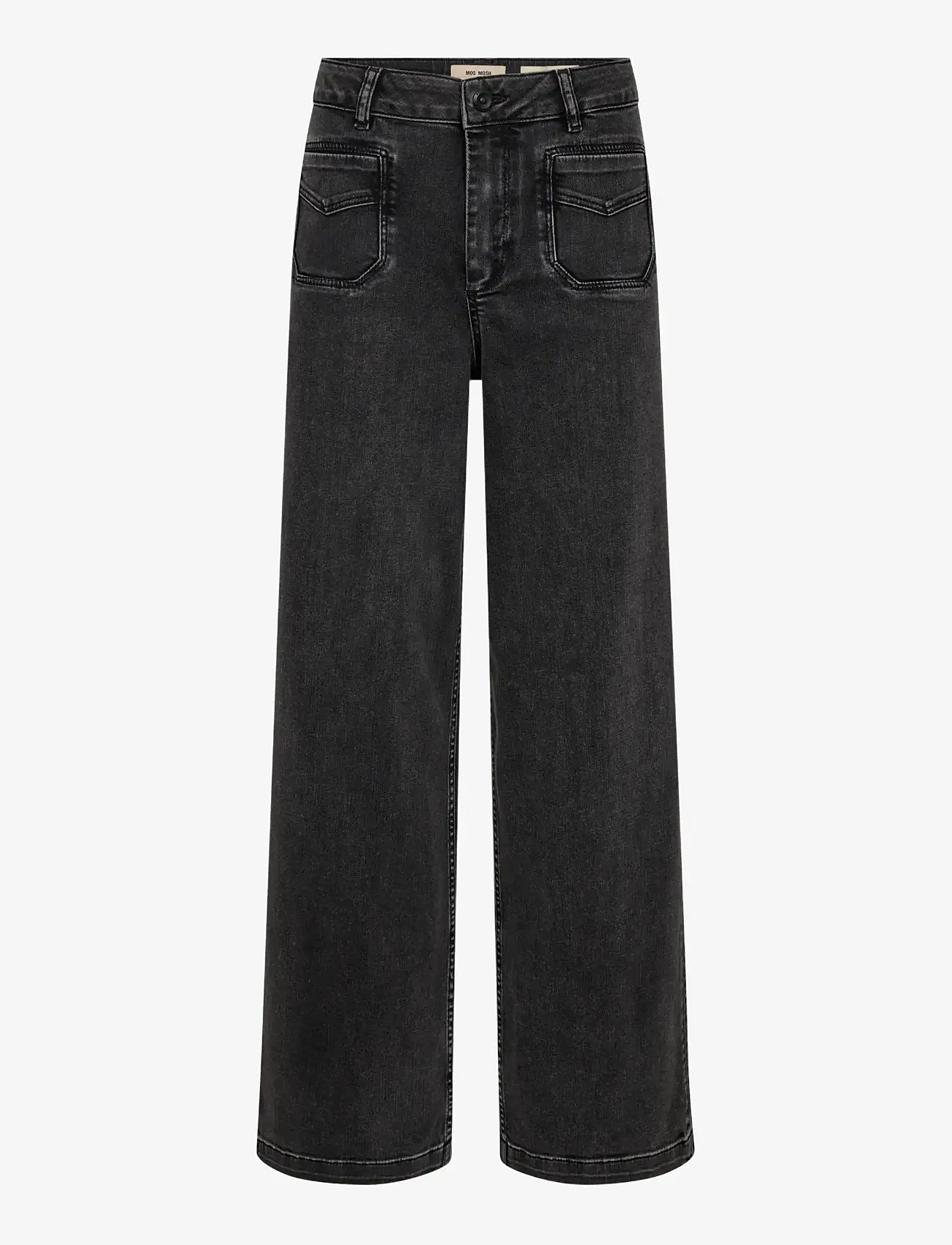 MOS MOSH - MMColette Deluxe Jeans - pantalons larges - grey - 1