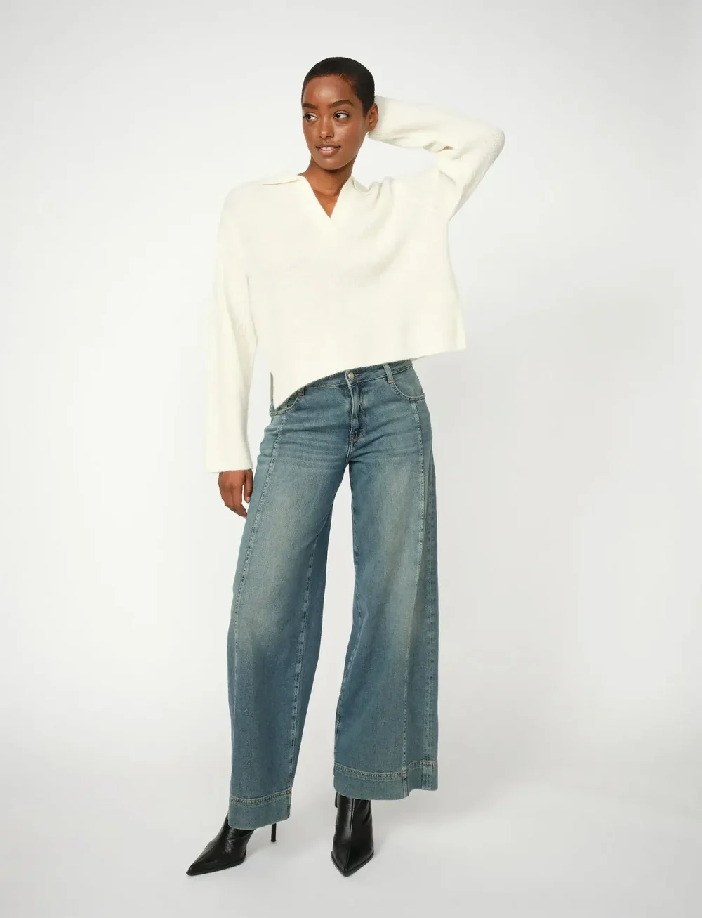 MOS MOSH - MMReem Vint Jeans - vida jeans - vintage blue - 0