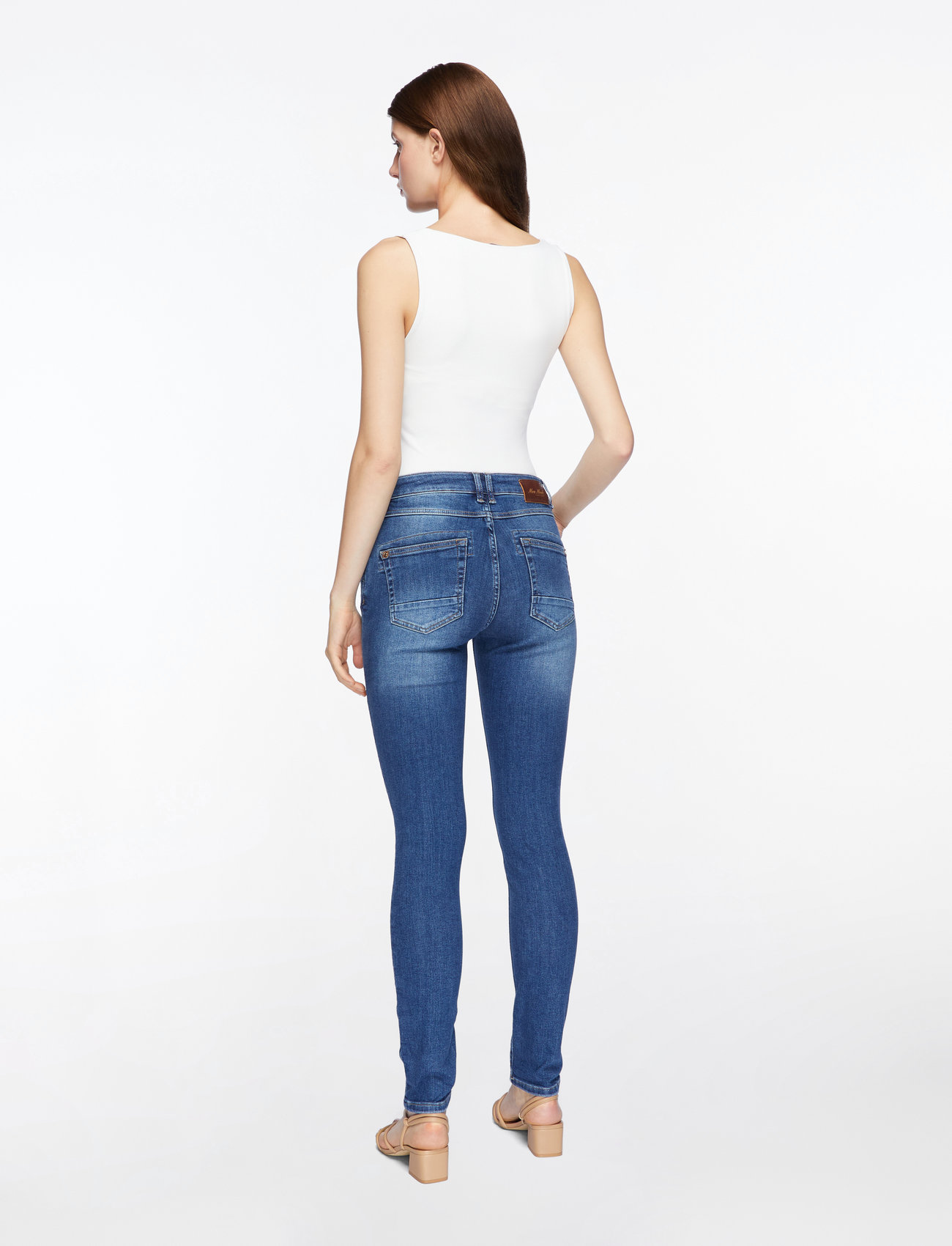 MOS MOSH - MMNaomi Ricamo Jeans - mid blue - 4
