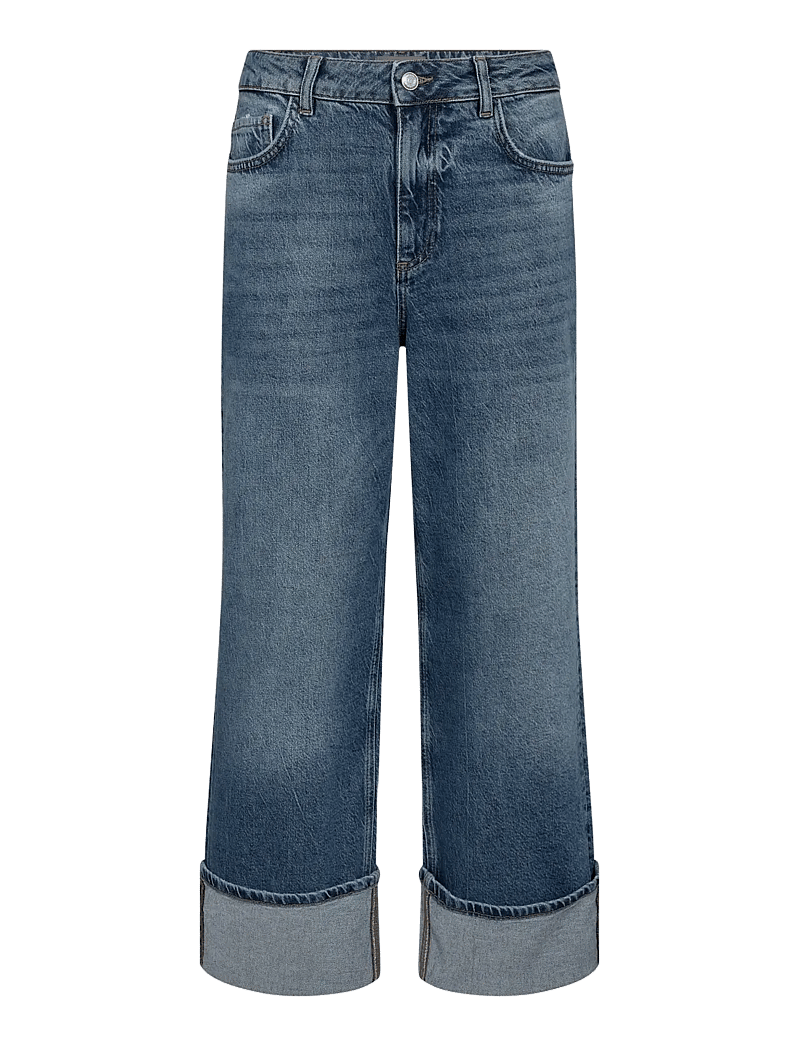 MOS MOSH - MMRelee Mai Jeans - hosen mit weitem bein - blue wash - 0