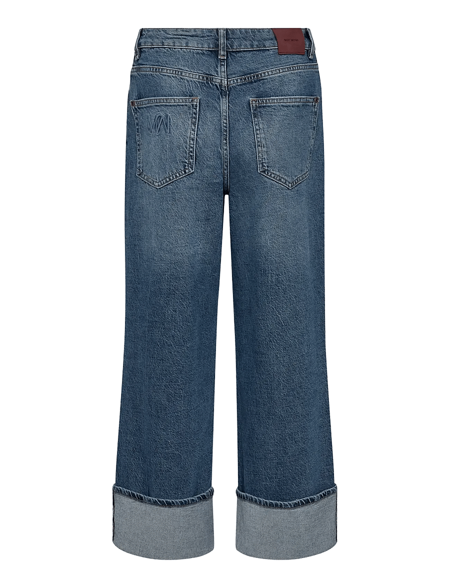 MOS MOSH - MMRelee Mai Jeans - brede jeans - blue wash - 1