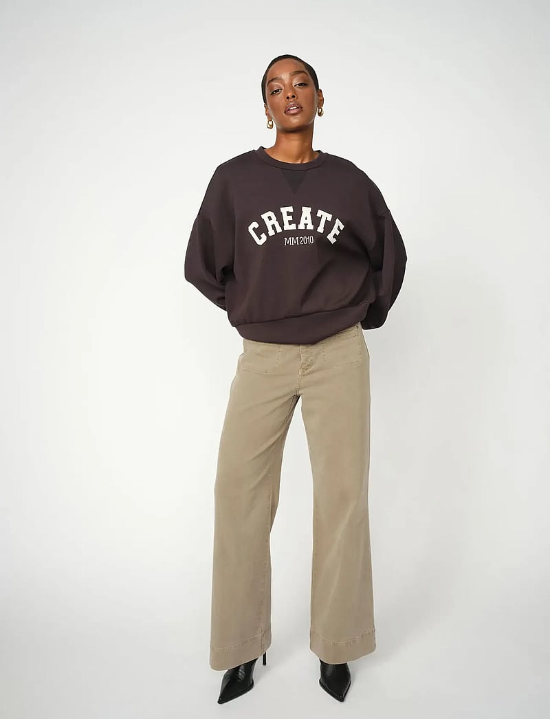 MOS MOSH - MMSoey Iglesia Pant - vide jeans - brindle - 3