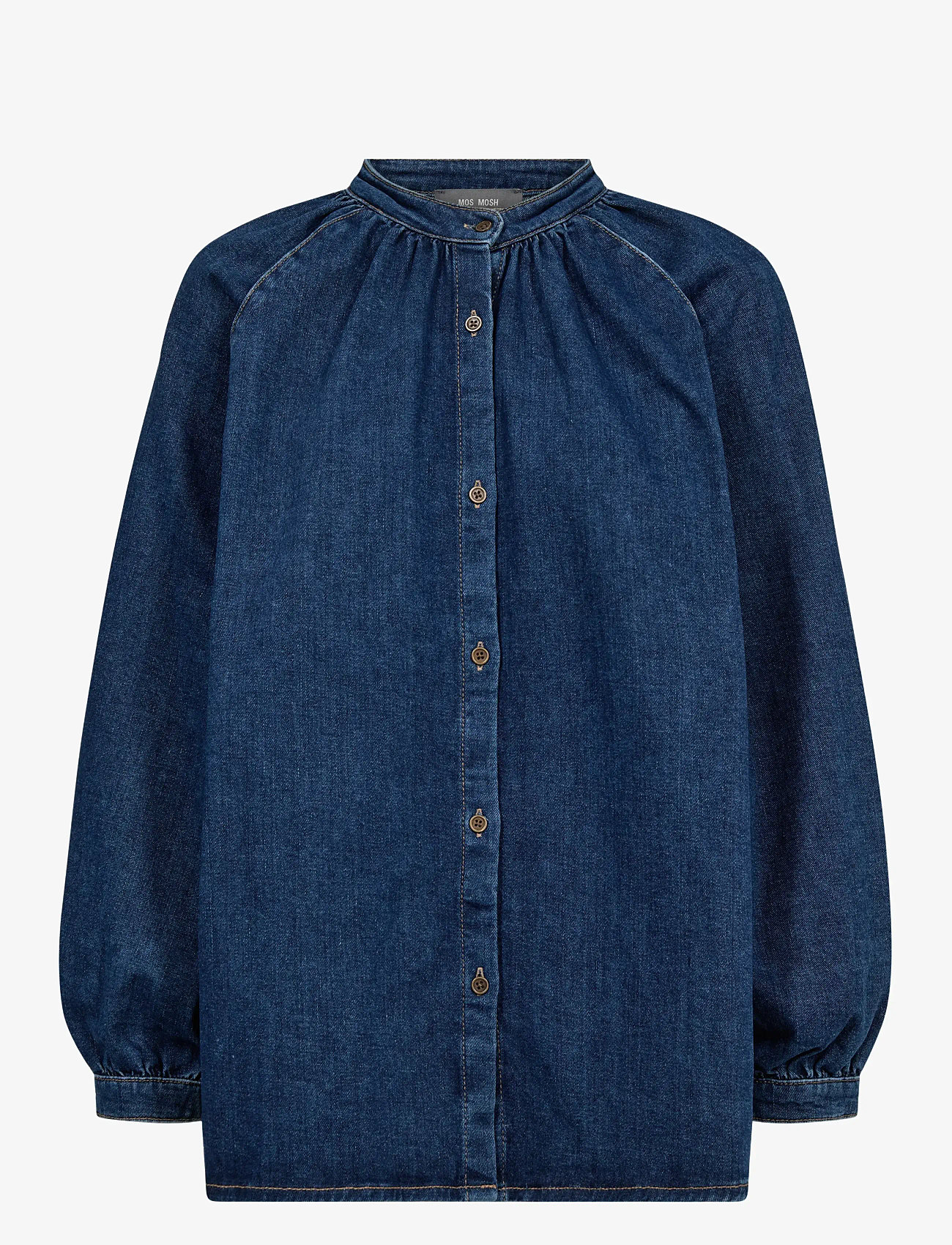 MOS MOSH - MMBello Denim Shirt - teksasärgid - dark blue - 1