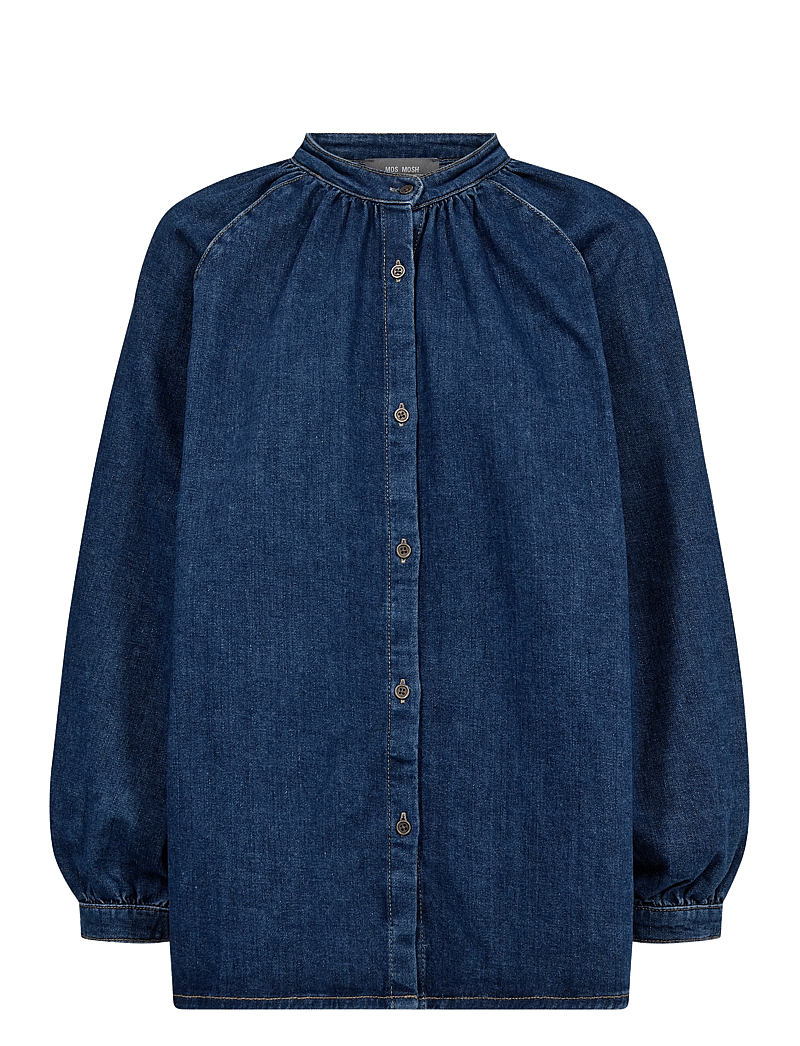 MOS MOSH - MMBello Denim Shirt - teksasärgid - dark blue - 1