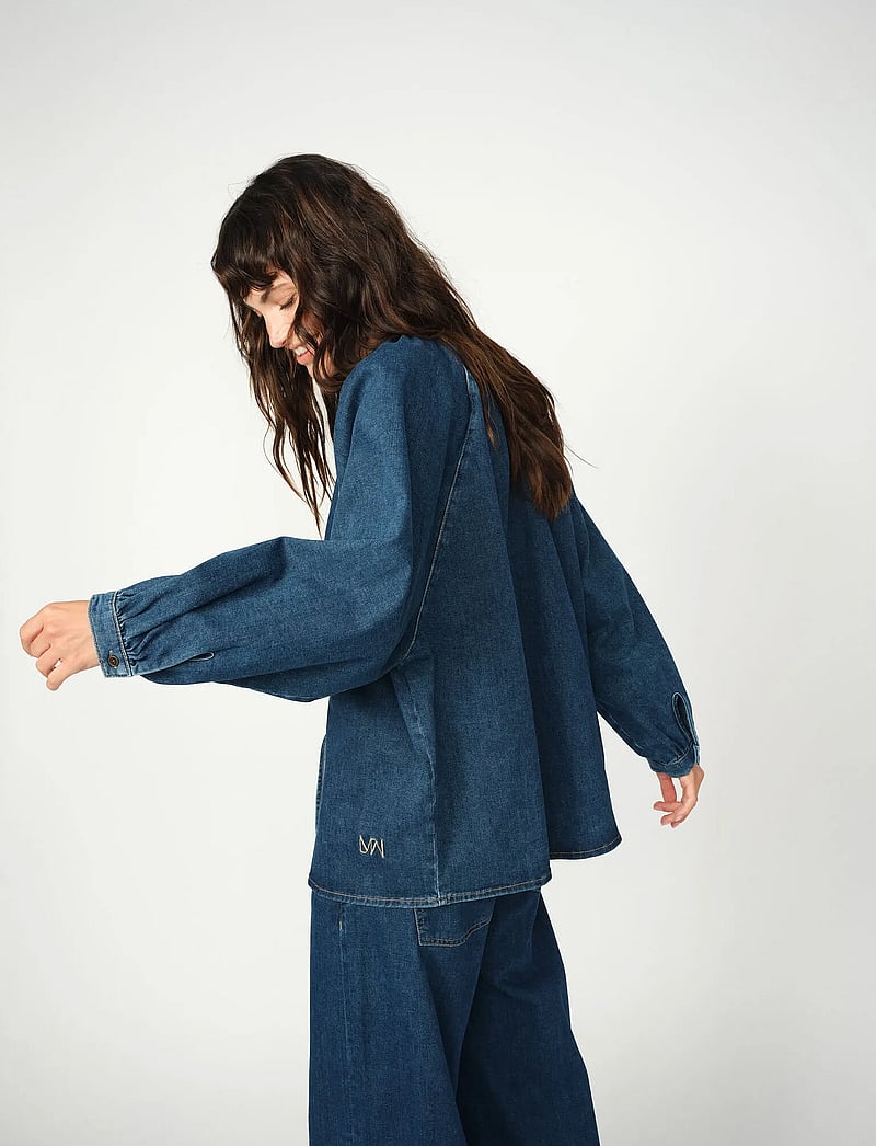 MOS MOSH - MMBello Denim Shirt - teksasärgid - dark blue - 3