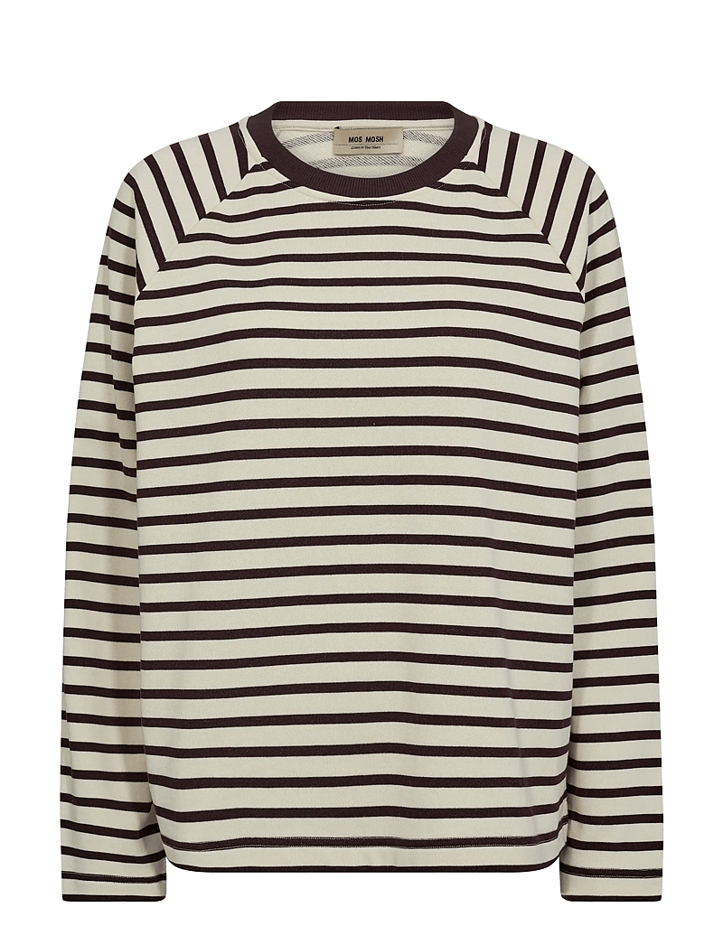 MOS MOSH - MMLidy O-LS Sweatshirt - mode trends - fudge - 0