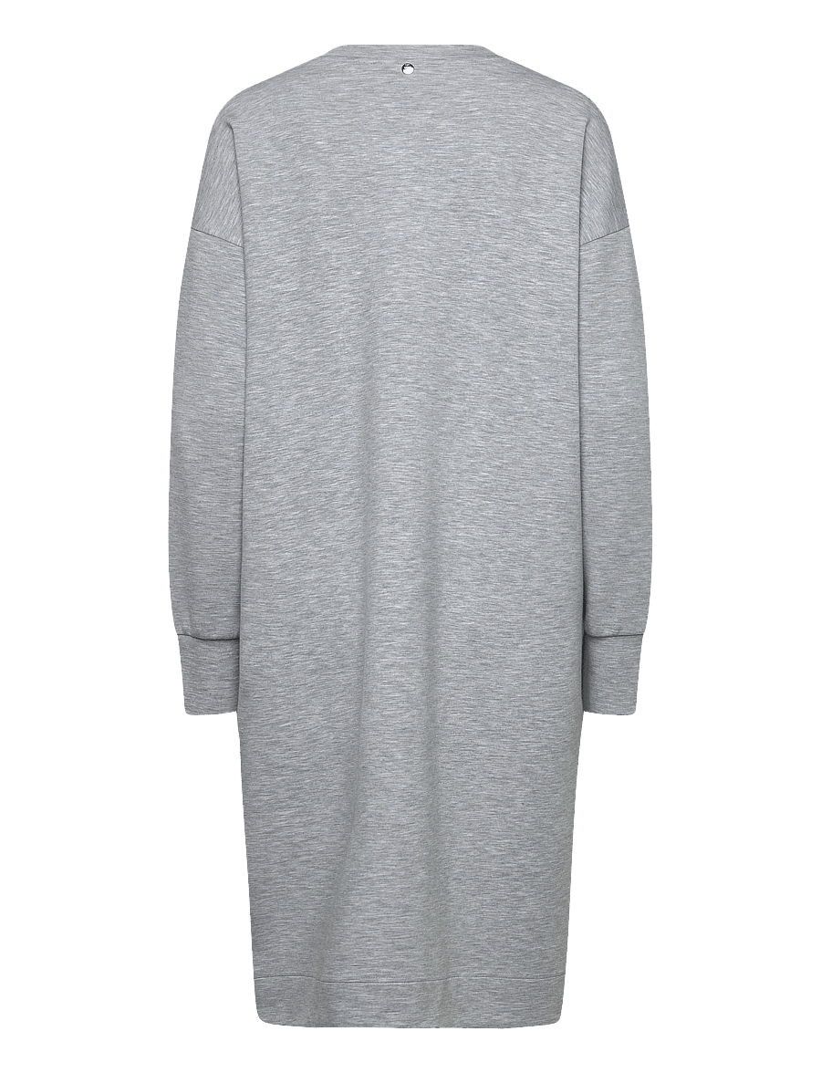 MOS MOSH - MMRenzi O-LS Sweatdress - grey melange - 1