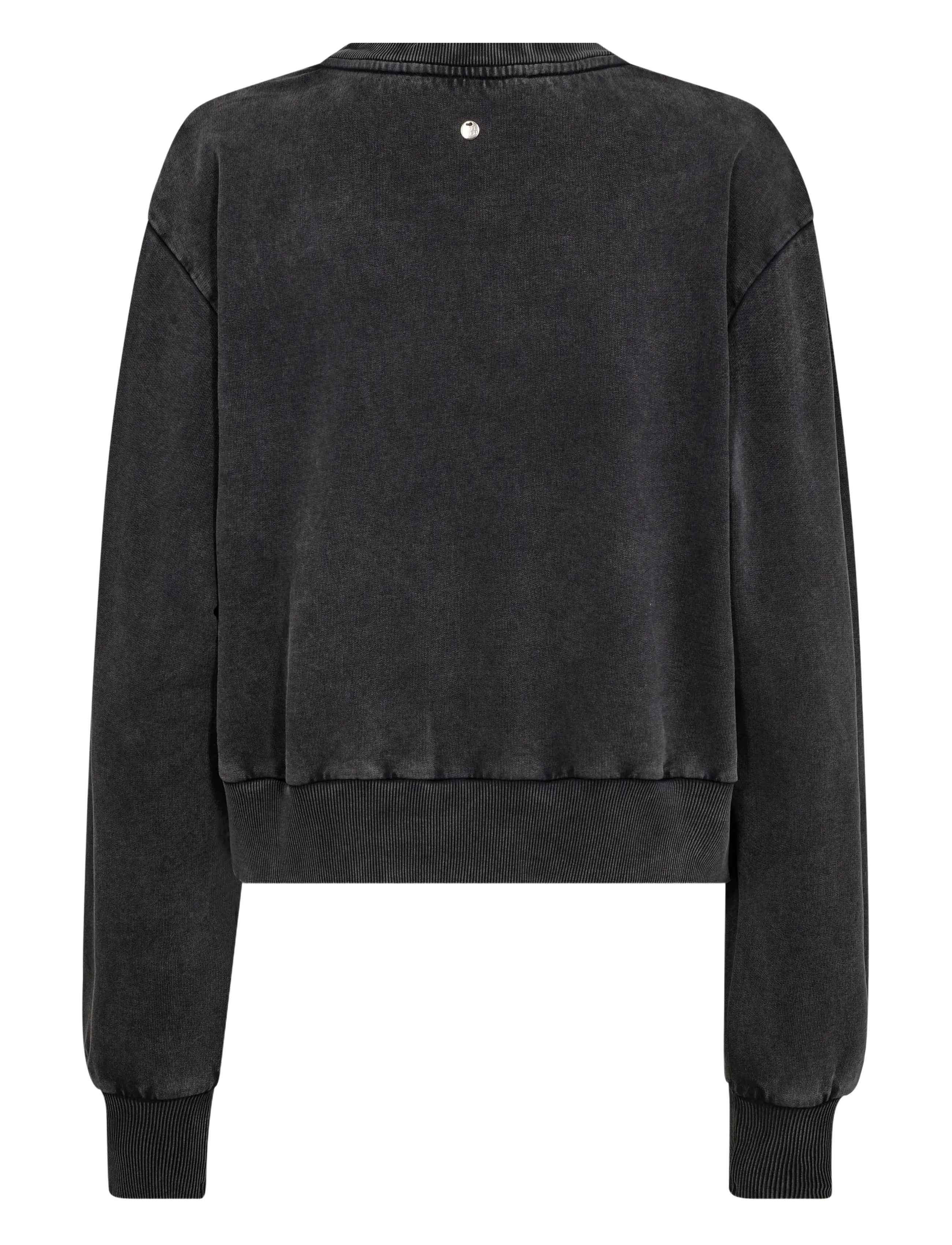 MOS MOSH - MMCosette O-LS Deco Sweatshirt - vinsældir í tísku - phantom - 2