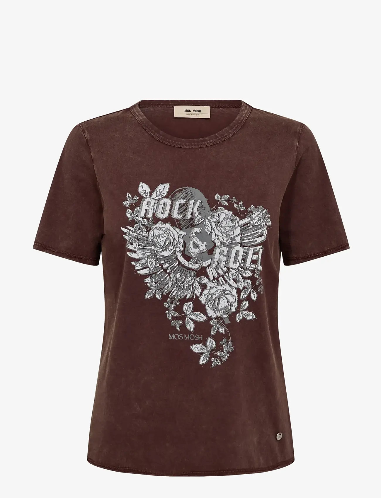 MOS MOSH - MMFango O-SS Tee - herbstliche kleidung - fudge - 0