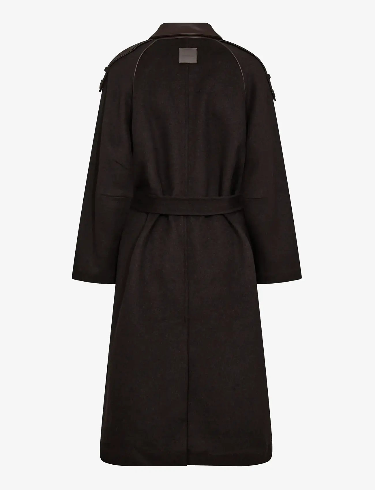 MOS MOSH - MMEva Wool Coat - talvejoped - chocolate torte - 2