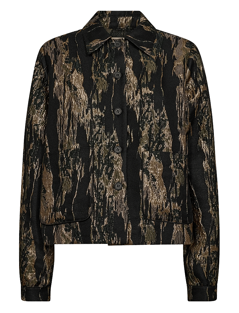 MOS MOSH - MMSaige Mouflage Jacket - lentejassen - black - 0