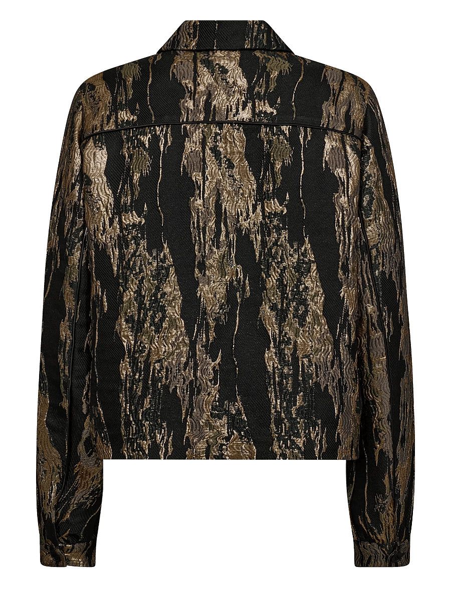 MOS MOSH - MMSaige Mouflage Jacket - frühlingsjacken - black - 1