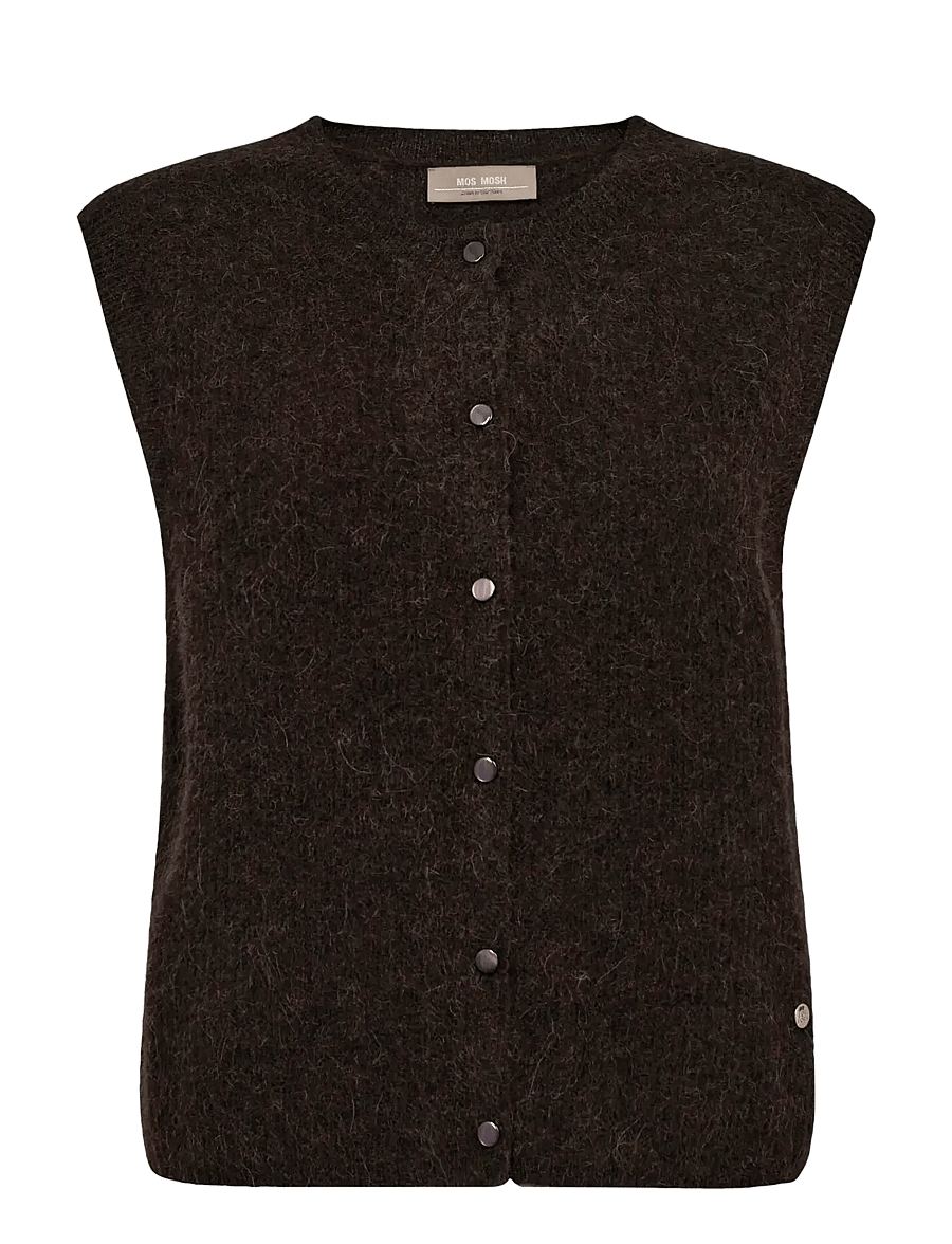 MOS MOSH - MMAlmine Thora Knit Vest - stickade västar - delicioso - 1