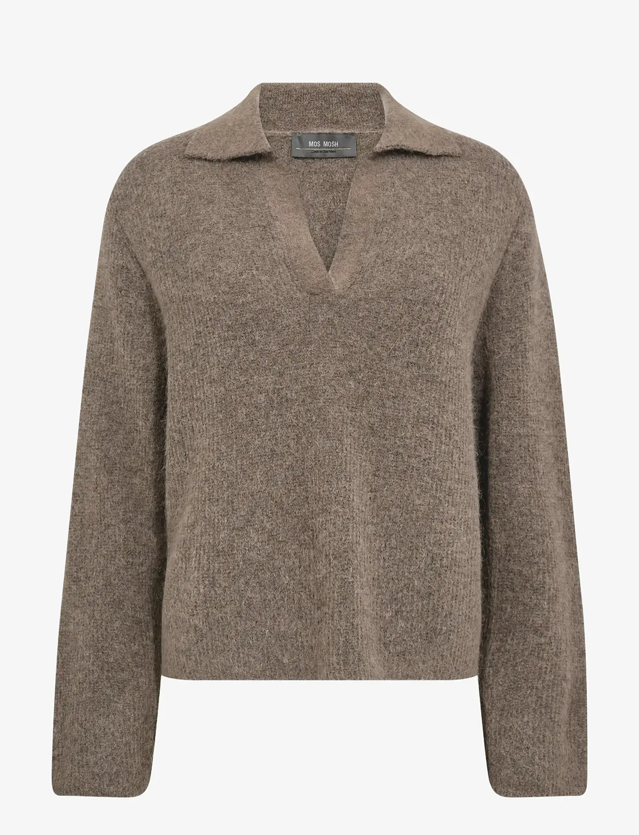 MOS MOSH - MMThora Aidy Polo Knit - pullover - falcon - 0