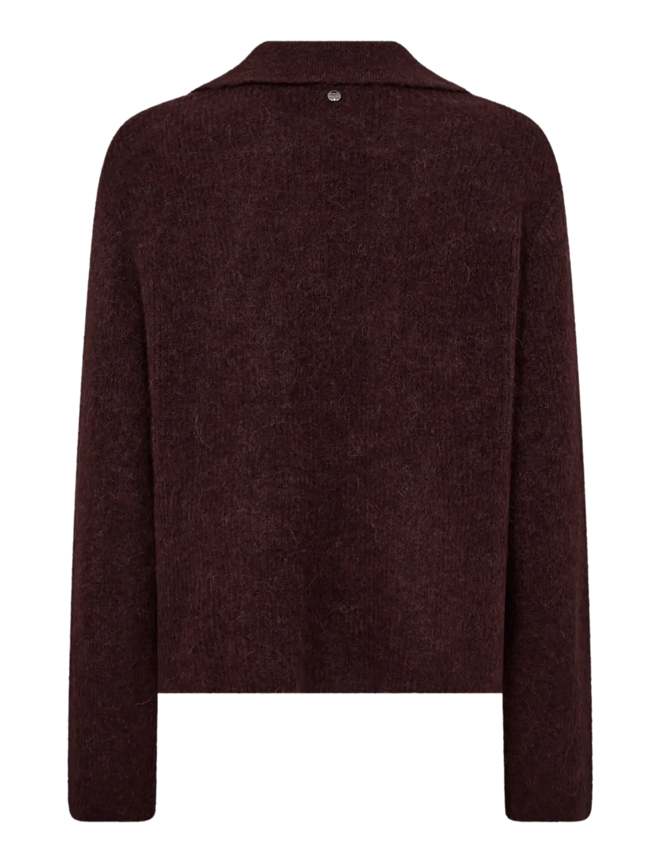 MOS MOSH - MMThora Aidy Polo Knit - pullover - fudge - 1