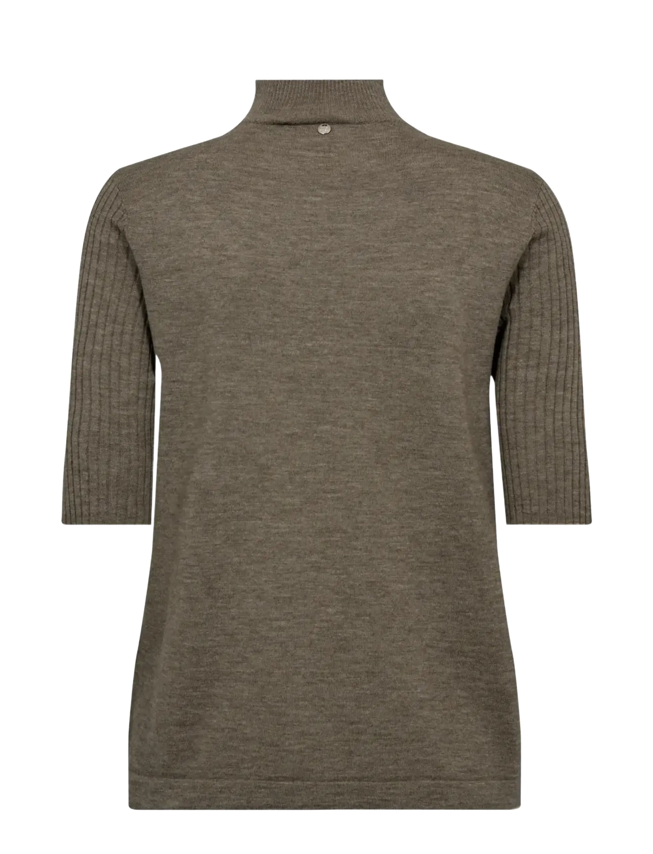 MOS MOSH - MMRelena Turtleneck SS Knit - rollkragenpullover - falcon - 1