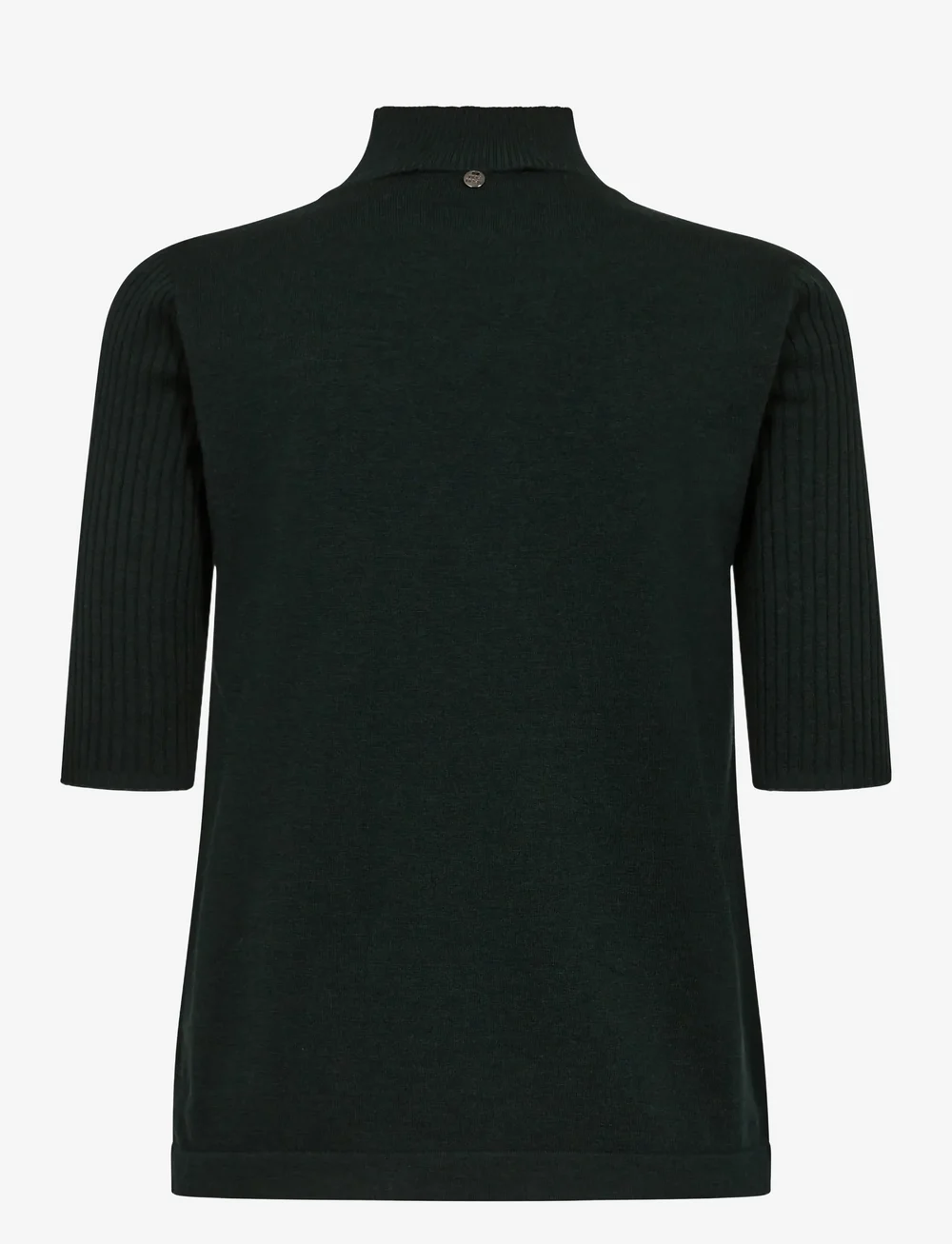 MOS MOSH - MMRelena Turtleneck SS Knit - striktrøjer - scarab - 2