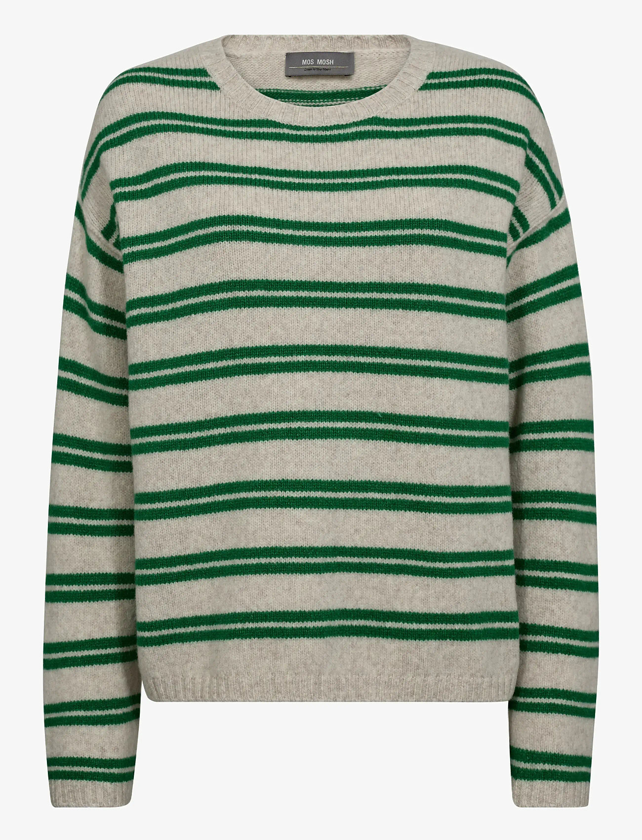MOS MOSH - MMKhai Two Stripe Knit - langärmlige tops - amazon - 1