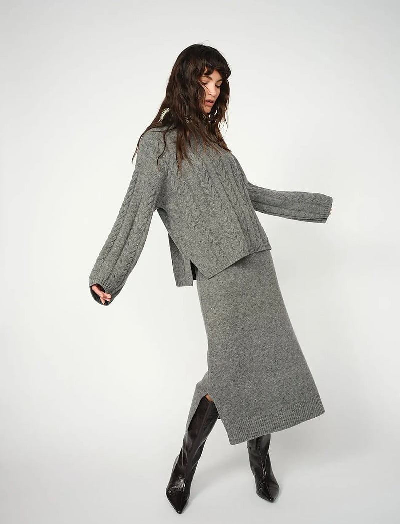 MOS MOSH - MMBryndis Knit Skirt - stickade kjolar - mockingbird - 3