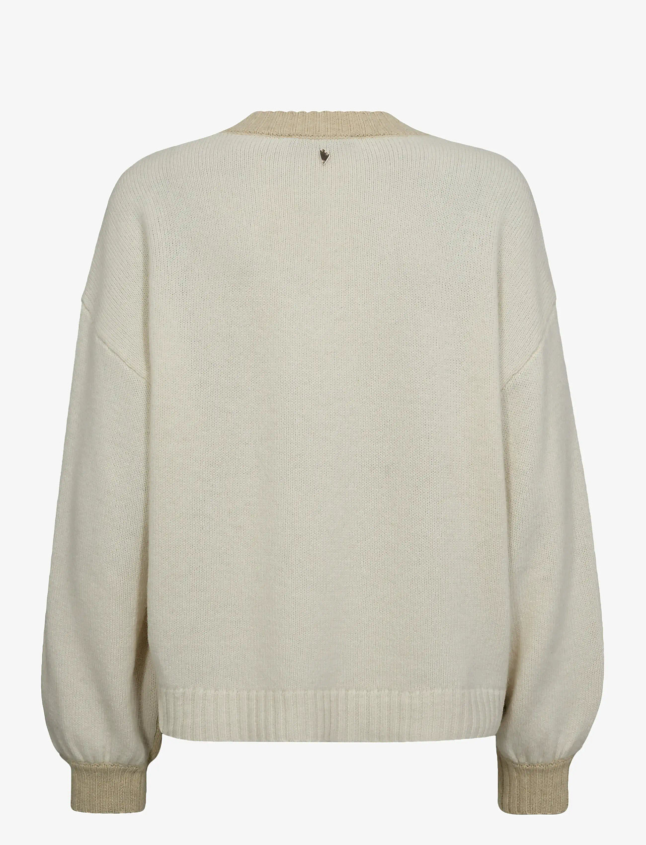 MOS MOSH - MMBeth Ottili V-neck Knit - kaschmir - boulder - 1