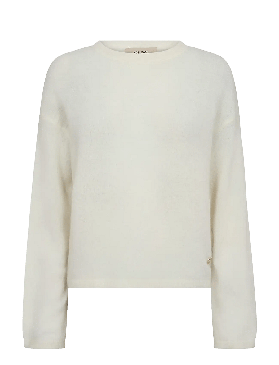 MOS MOSH - MMMape O-Neck Knit - kampsunid - ecru - 1