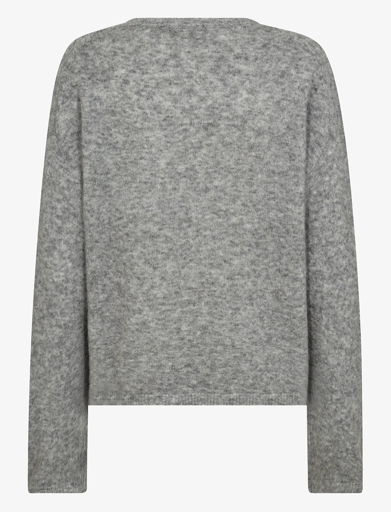 MOS MOSH - MMMape O-Neck Knit - grey melange - 2