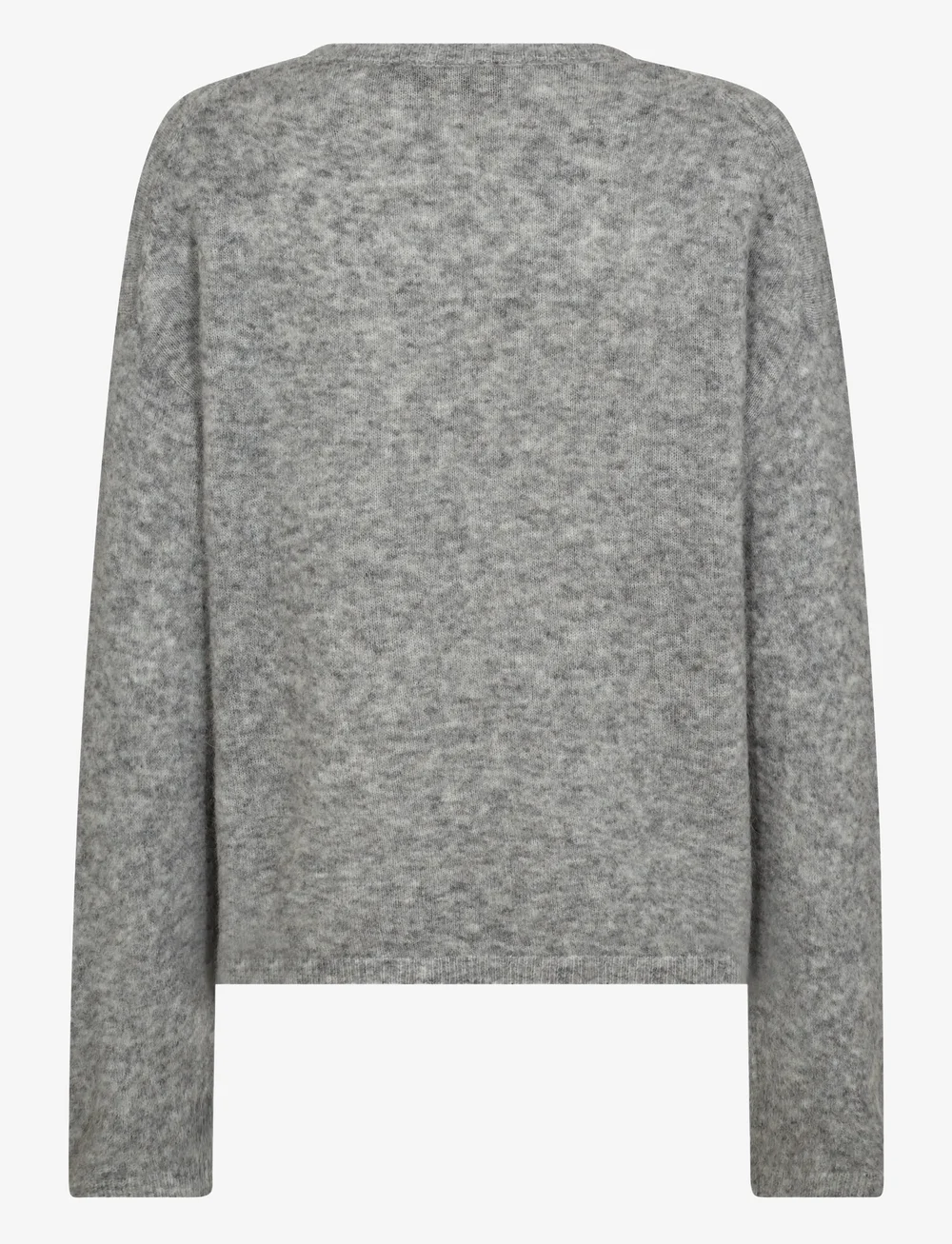MOS MOSH - MMMape O-Neck Knit - jumpers - grey melange - 2