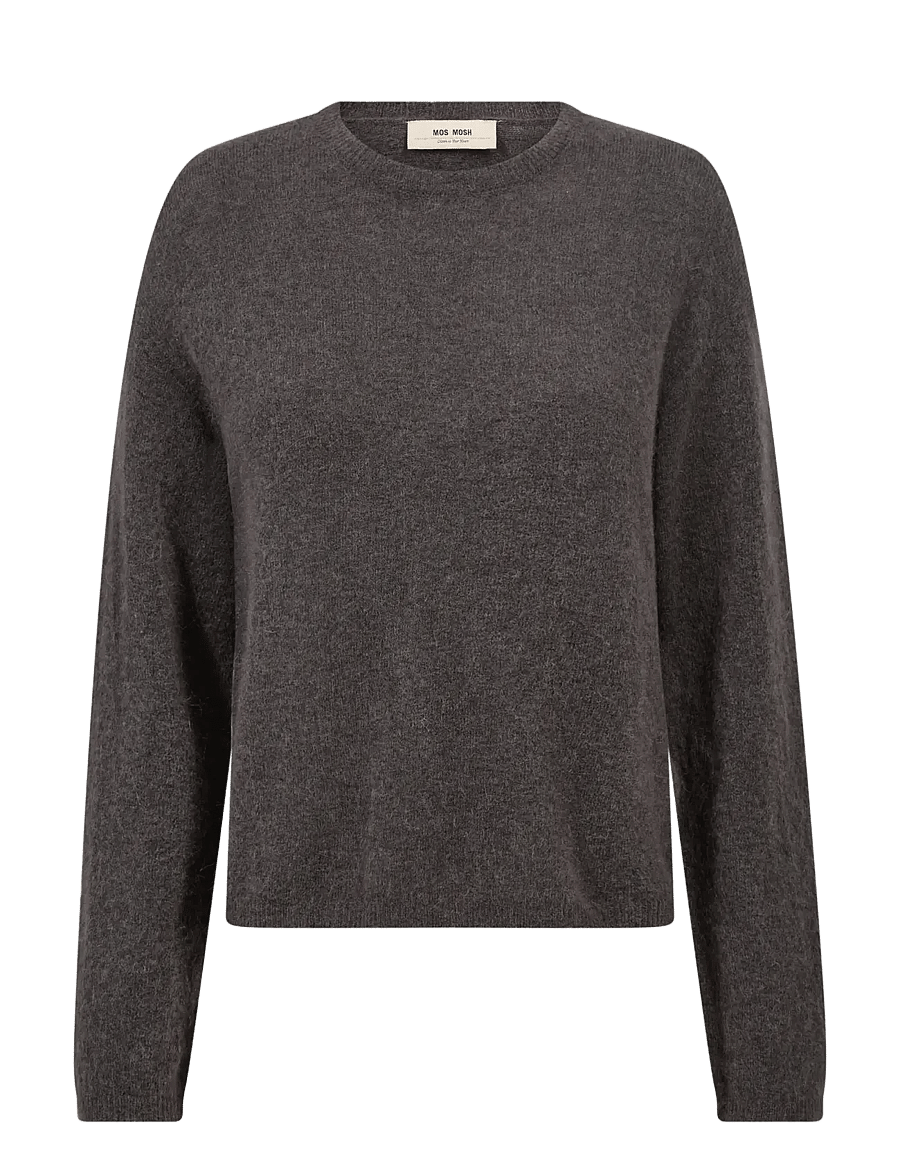 MOS MOSH - MMMape O-Neck Knit - striktrøjer - subterranean - 0