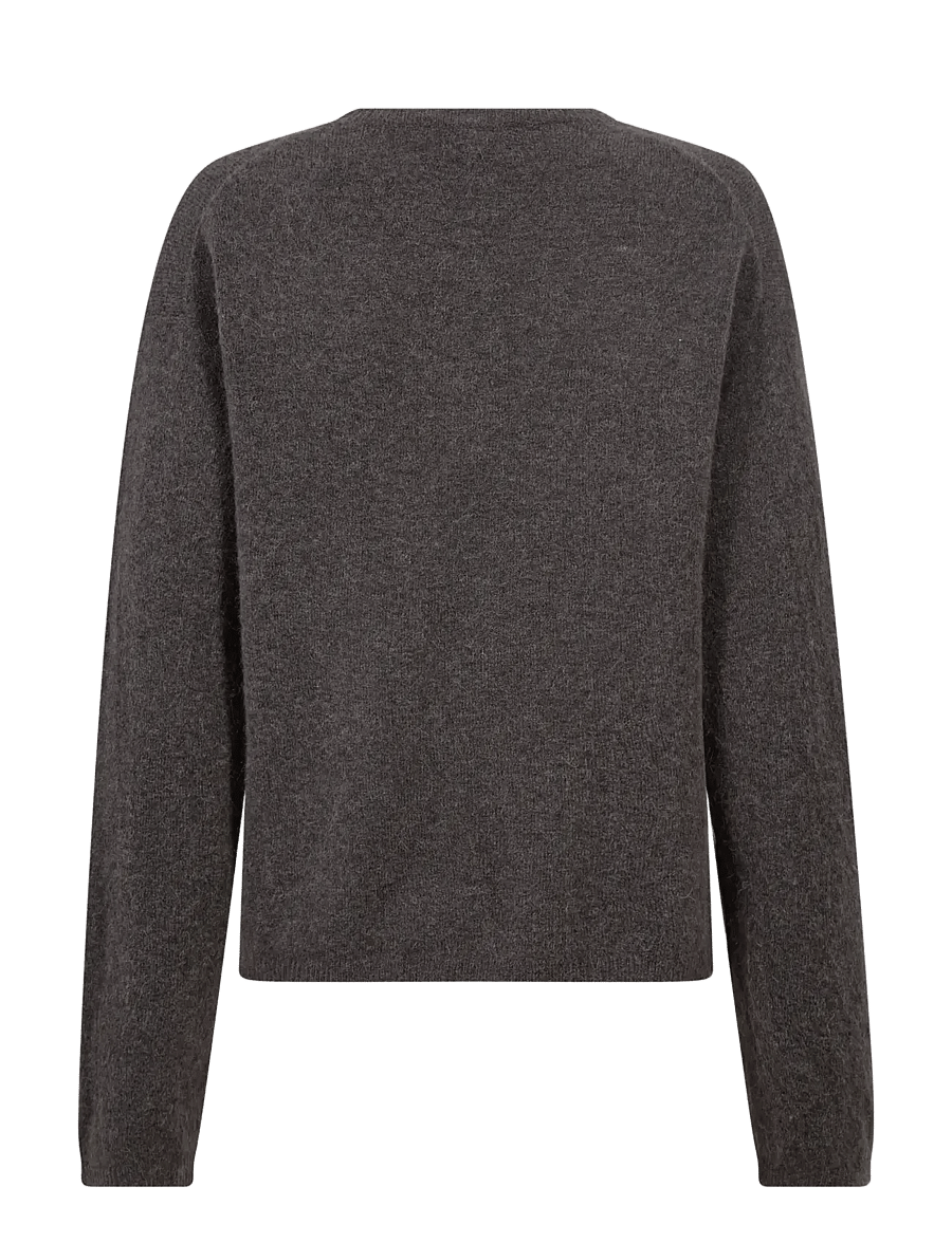 MOS MOSH - MMMape O-Neck Knit - pullover - subterranean - 1