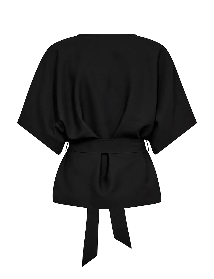 MOS MOSH - MMRikala Miley Blouse - kurzärmelige blusen - black - 2