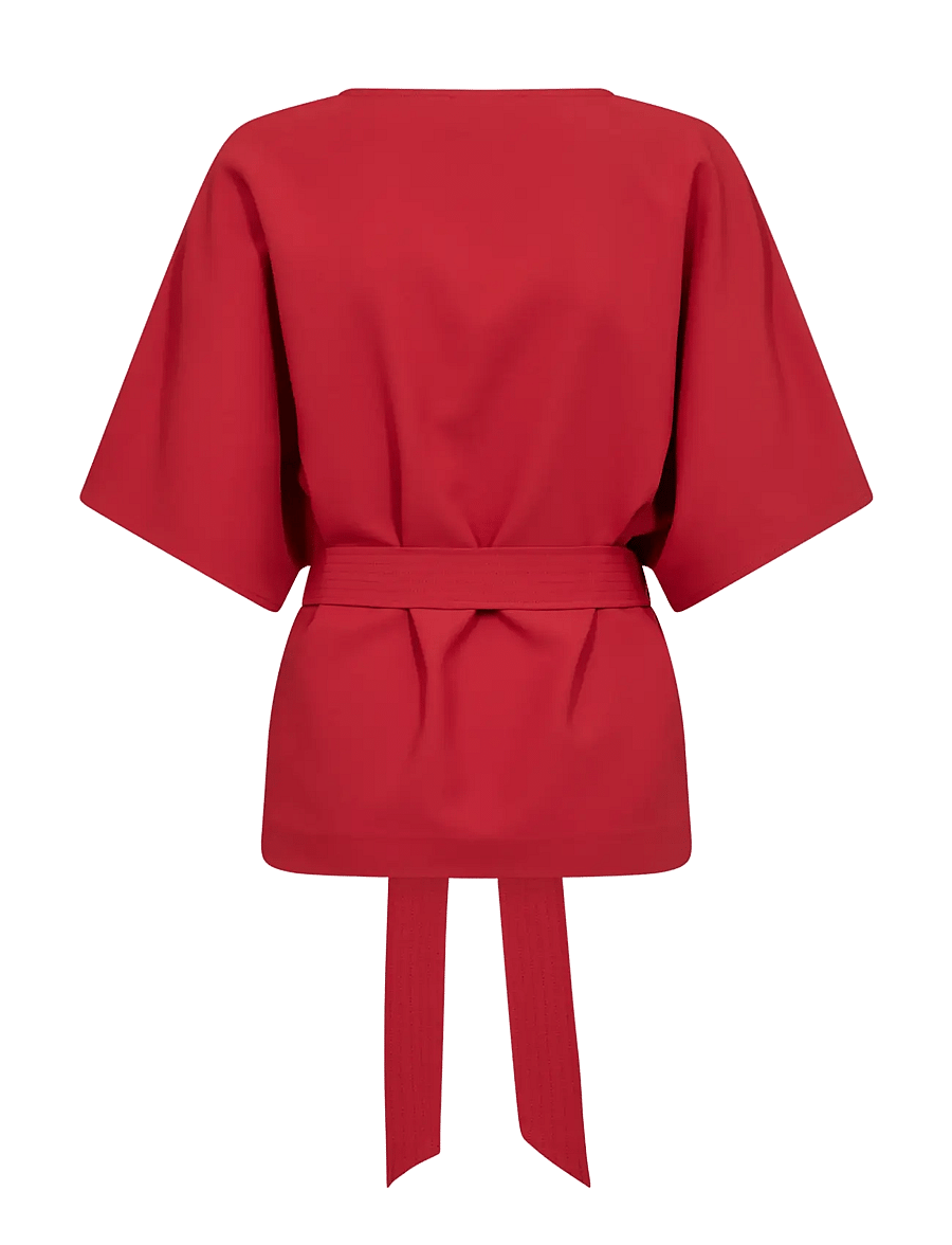 MOS MOSH - MMRikala Miley Blouse - kurzärmelige blusen - lava falls - 1