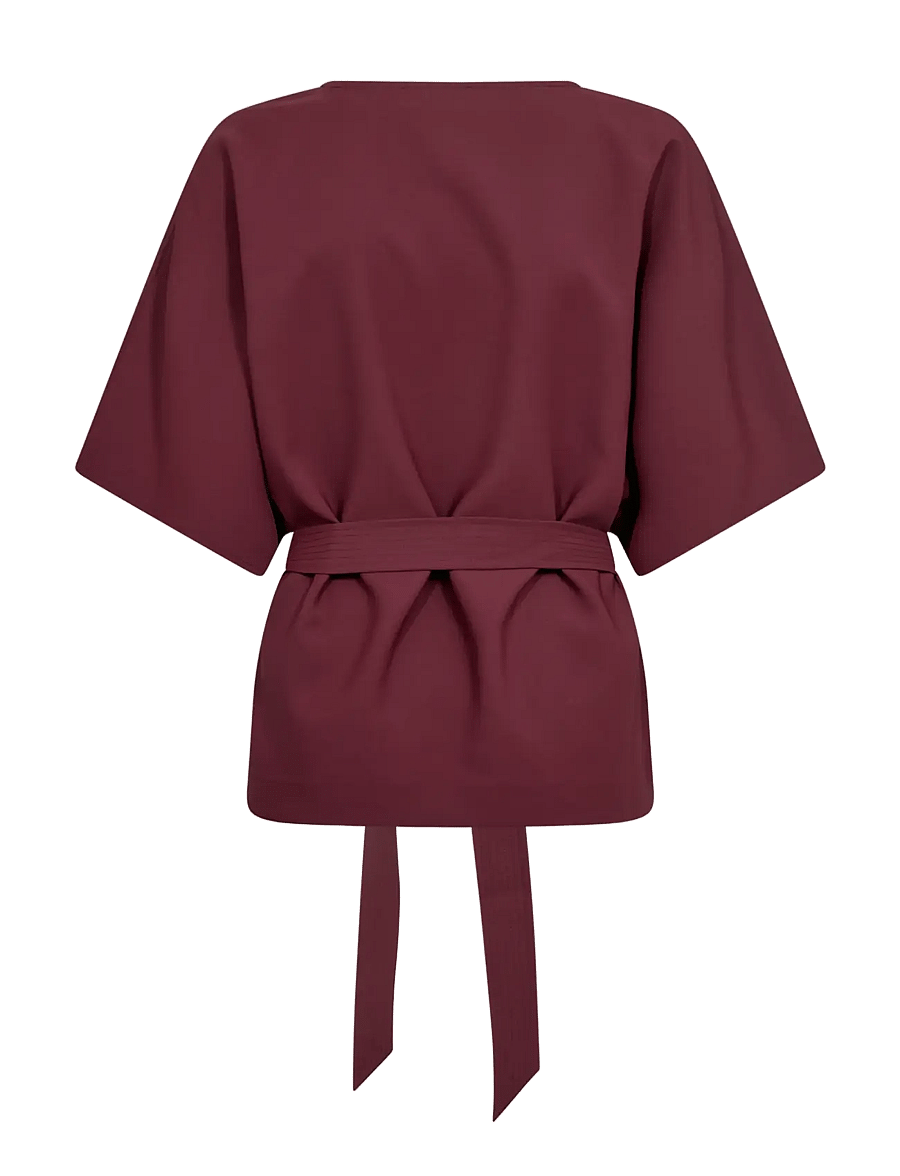 MOS MOSH - MMRikala Miley Blouse - kortärmade blusar - port royale - 2