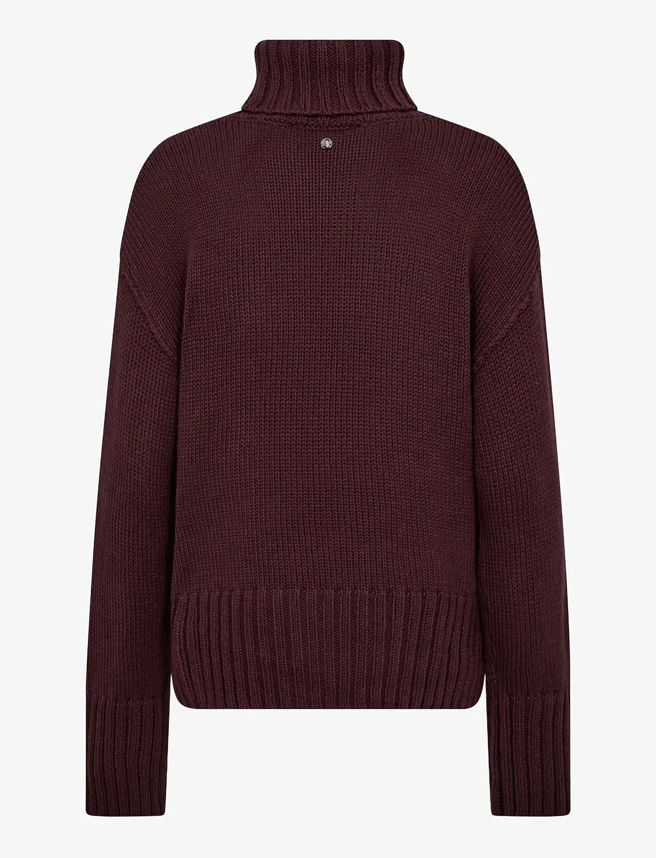 MOS MOSH - MMRola Bine Rollneck Knit - efterårstøj - fudge - 1